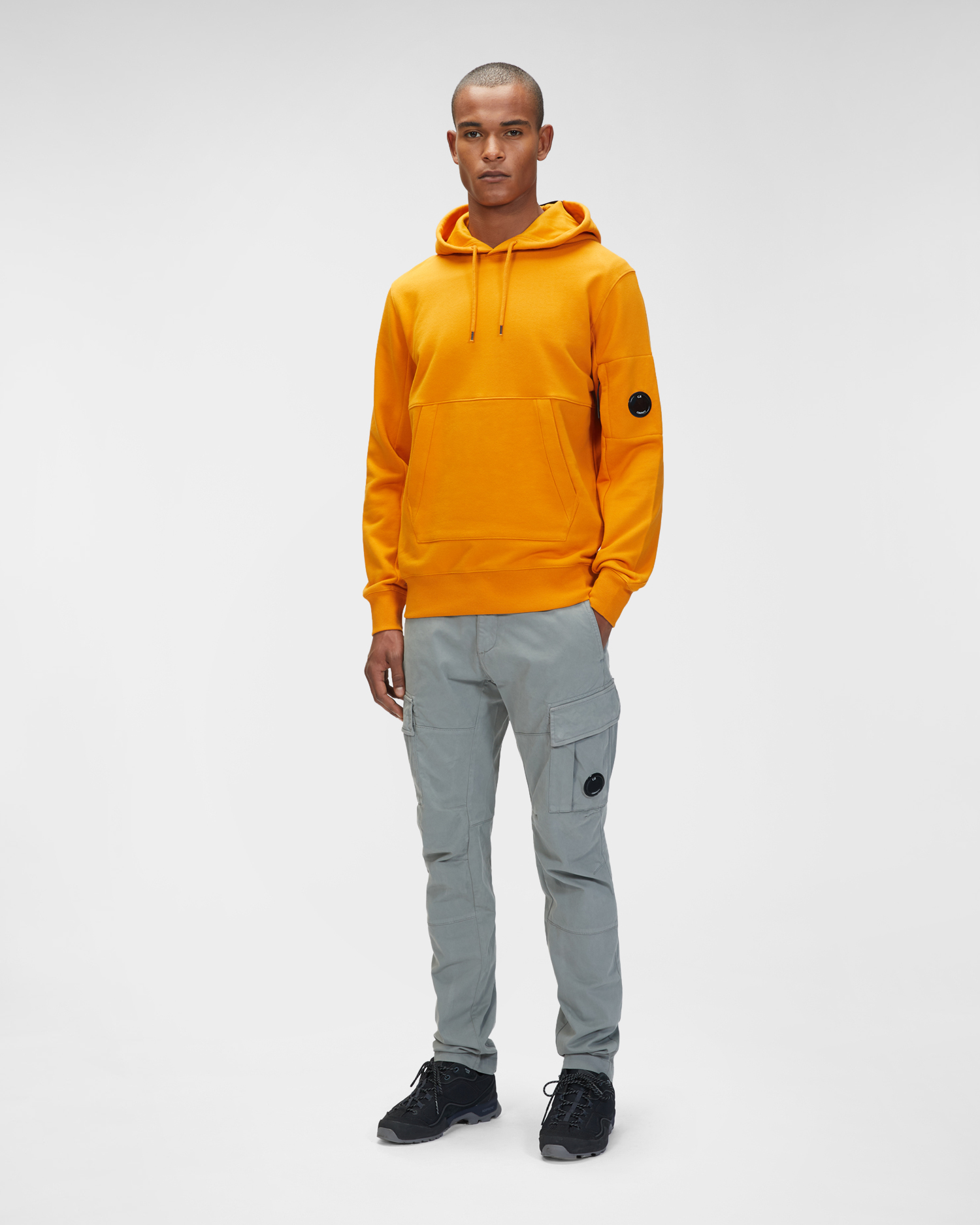 orange cp company sweatshirt