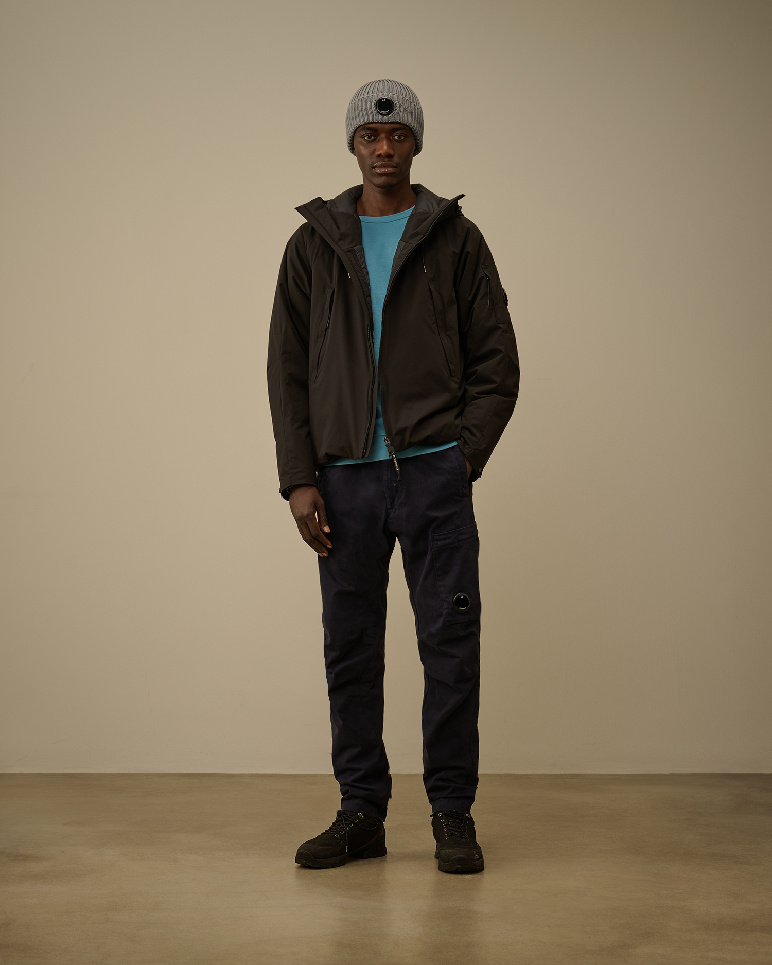 Black Pro-Tek Hooded Padded Jacket | CPC JP Online Store