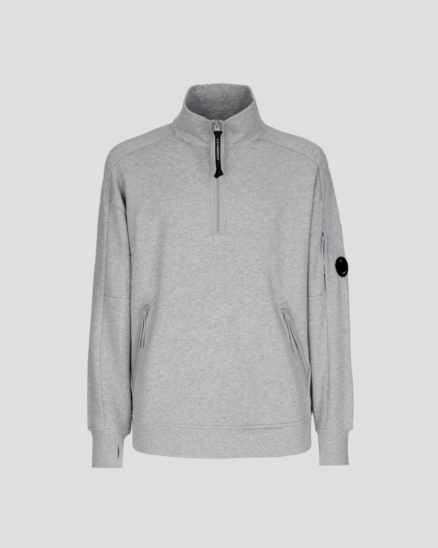 Diagonal Raised Fleece Quarter Zip 