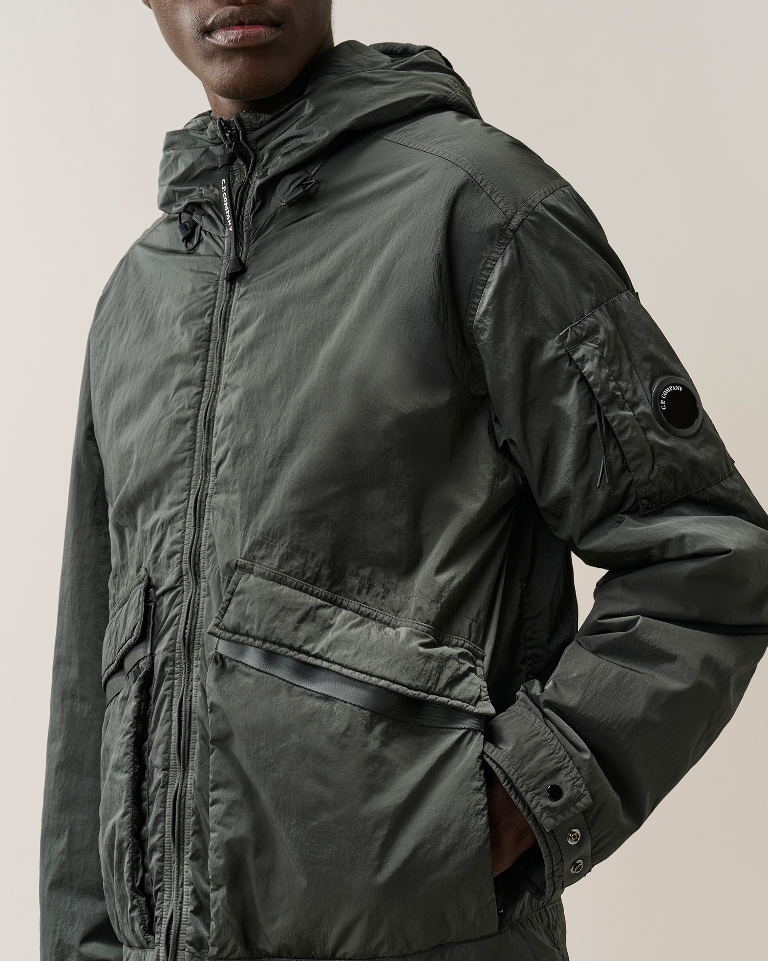 Grey Heavy Chrome-R Padded Goggle Jacket | CPC JP Online Store