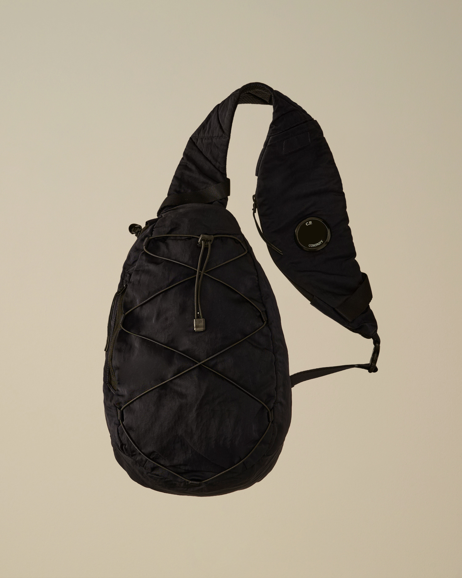 Blue Nylon B Lens Crossbody Rucksack | CPC JP Online Store