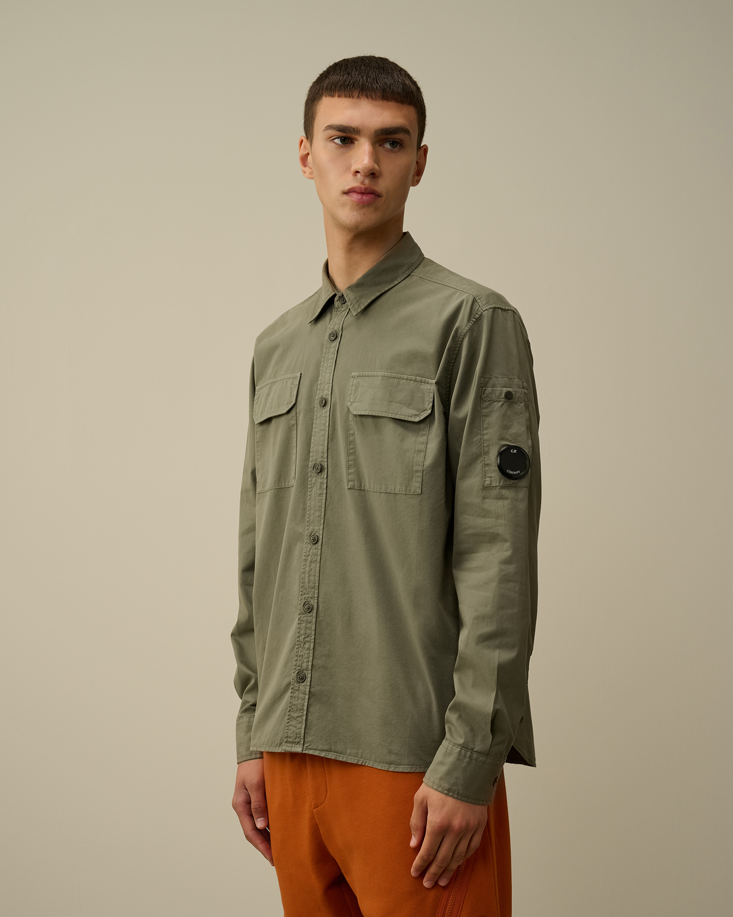 Organic Gabardine Buttoned Lens Shirt | CPC JP Online Store