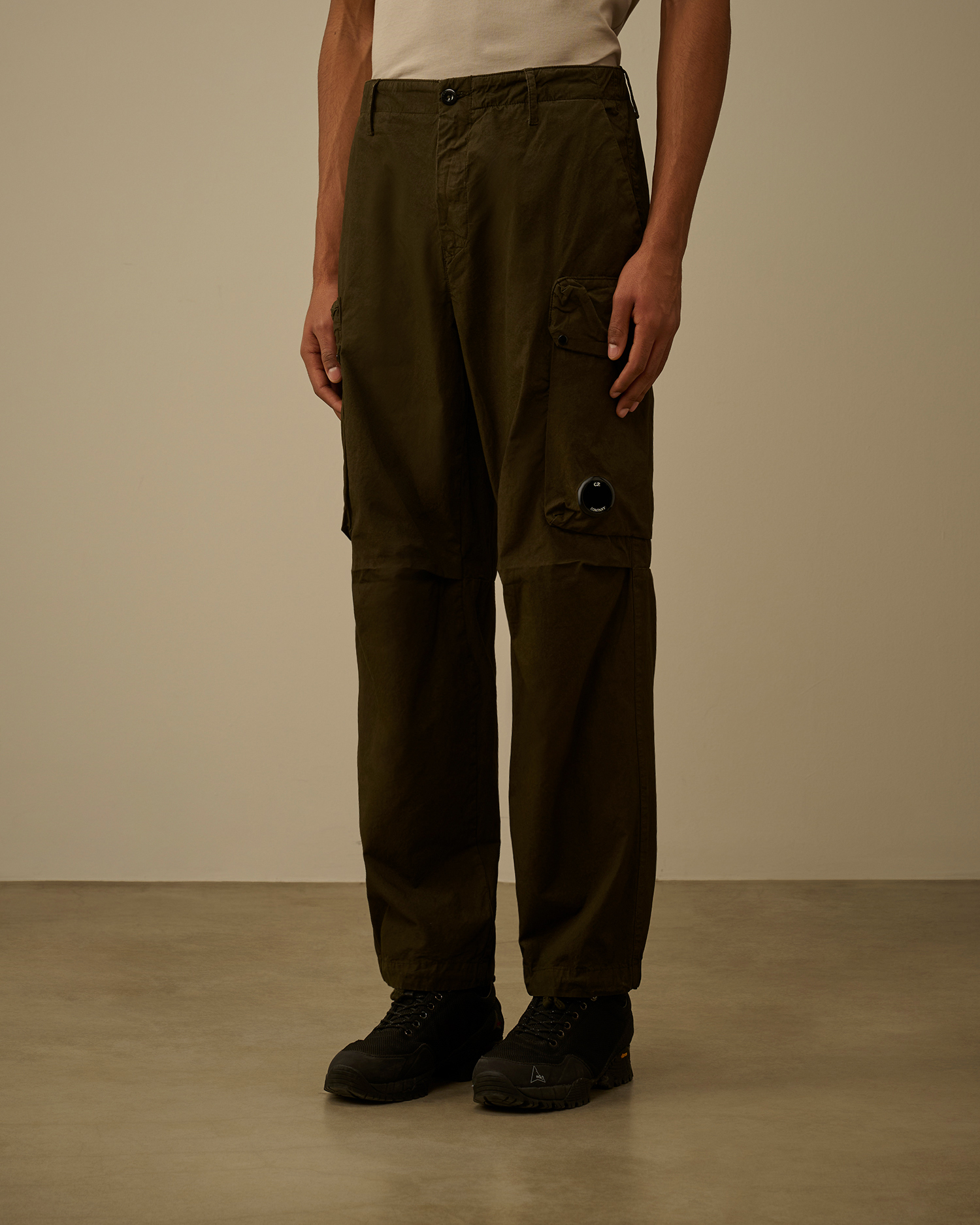 Green Micro-Reps Boxy Cargo Lens Pants | CPC SCA Online Store