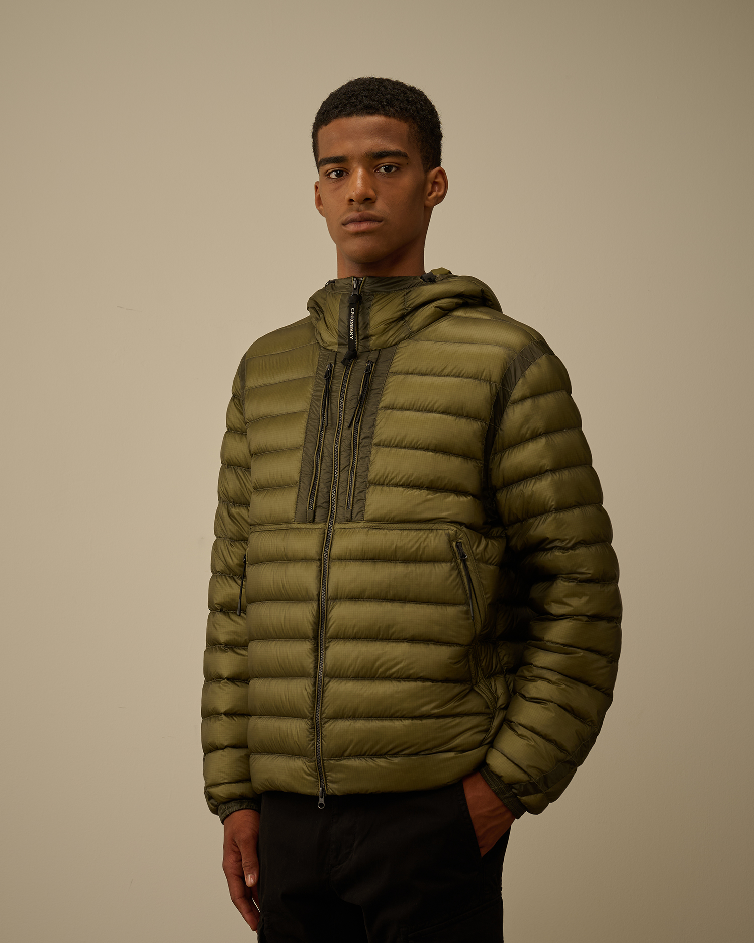 Green D.D. Shell Goggle Down Jacket | CPC UK Online Store