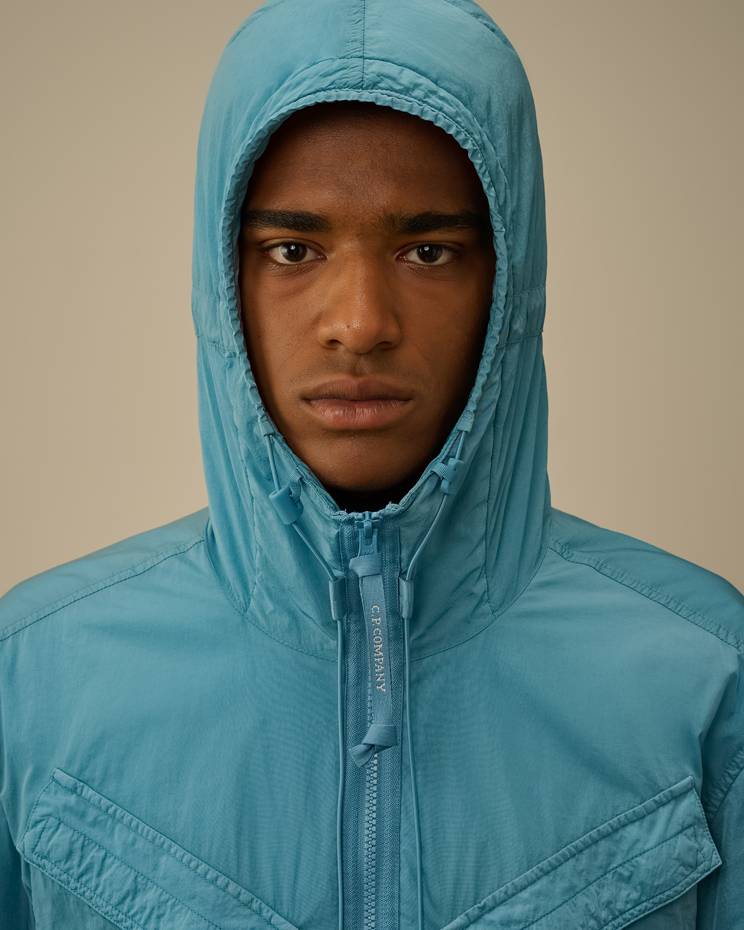 Chrome-R Hooded Zipped Overshirt | CPC USCA Online Store