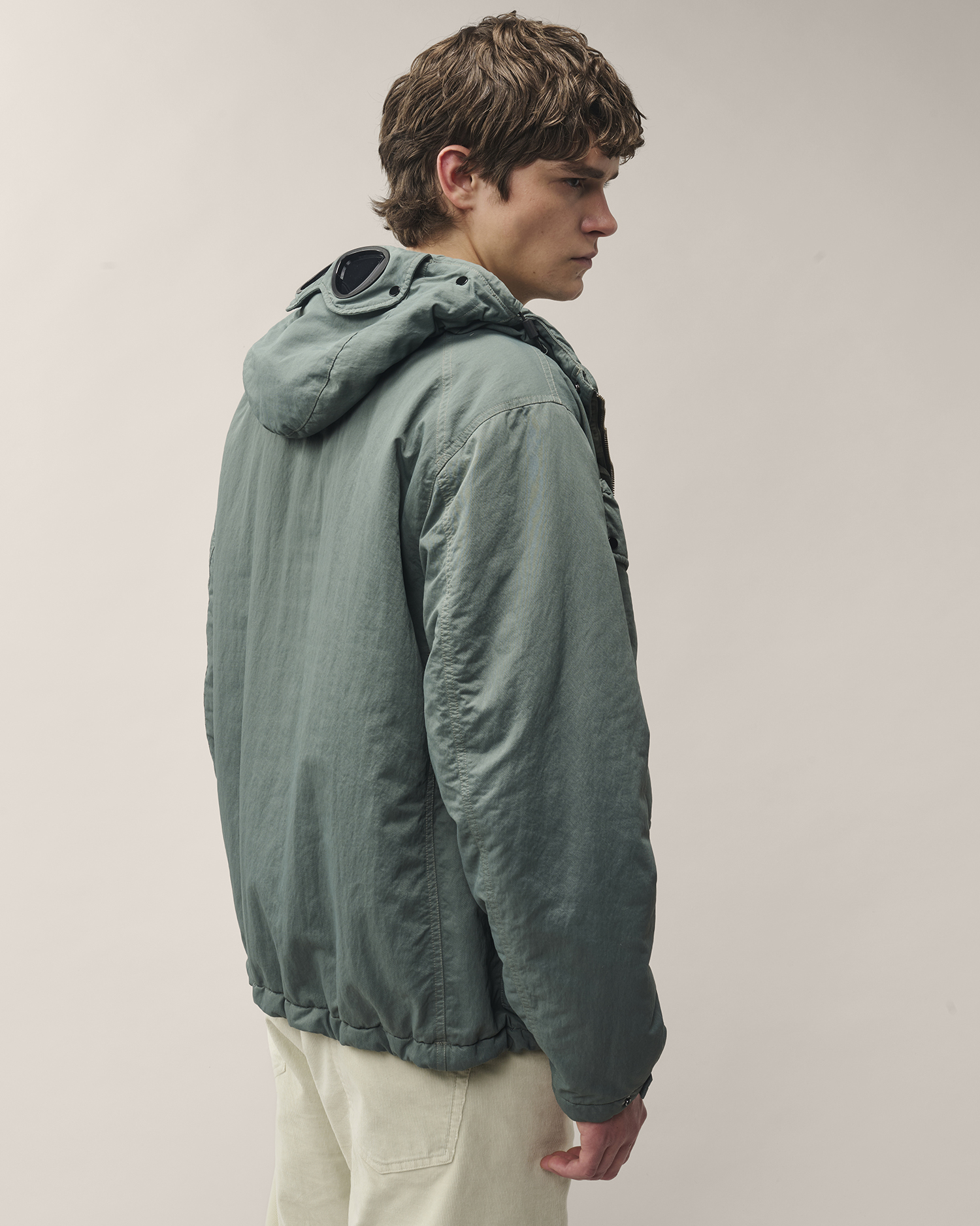 Grey T-Flatt Padded Goggle Jacket | CPC ROW Online Store