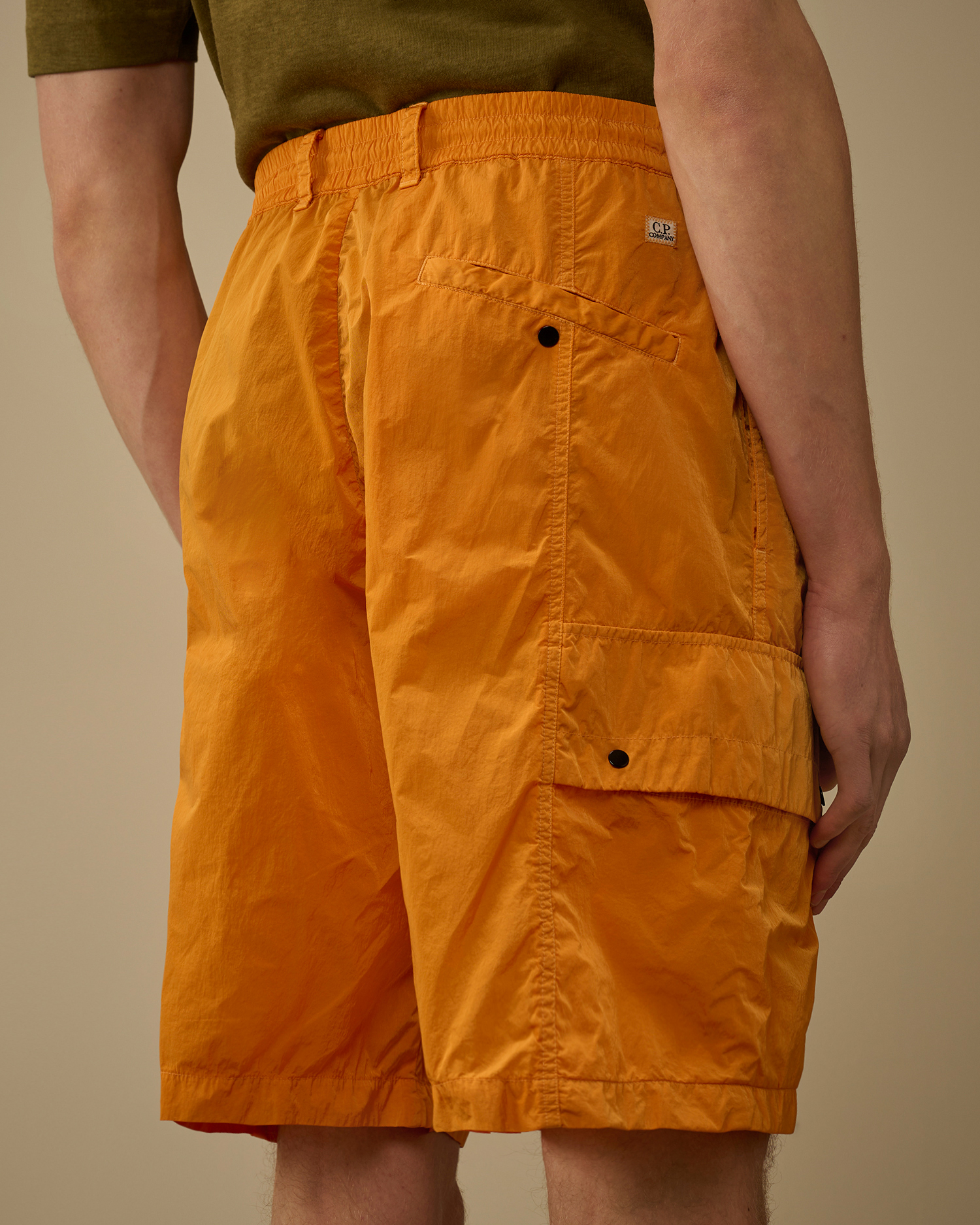 Orange Chrome-R Lens Boxy Cargo Shorts | CPC JP Online Store