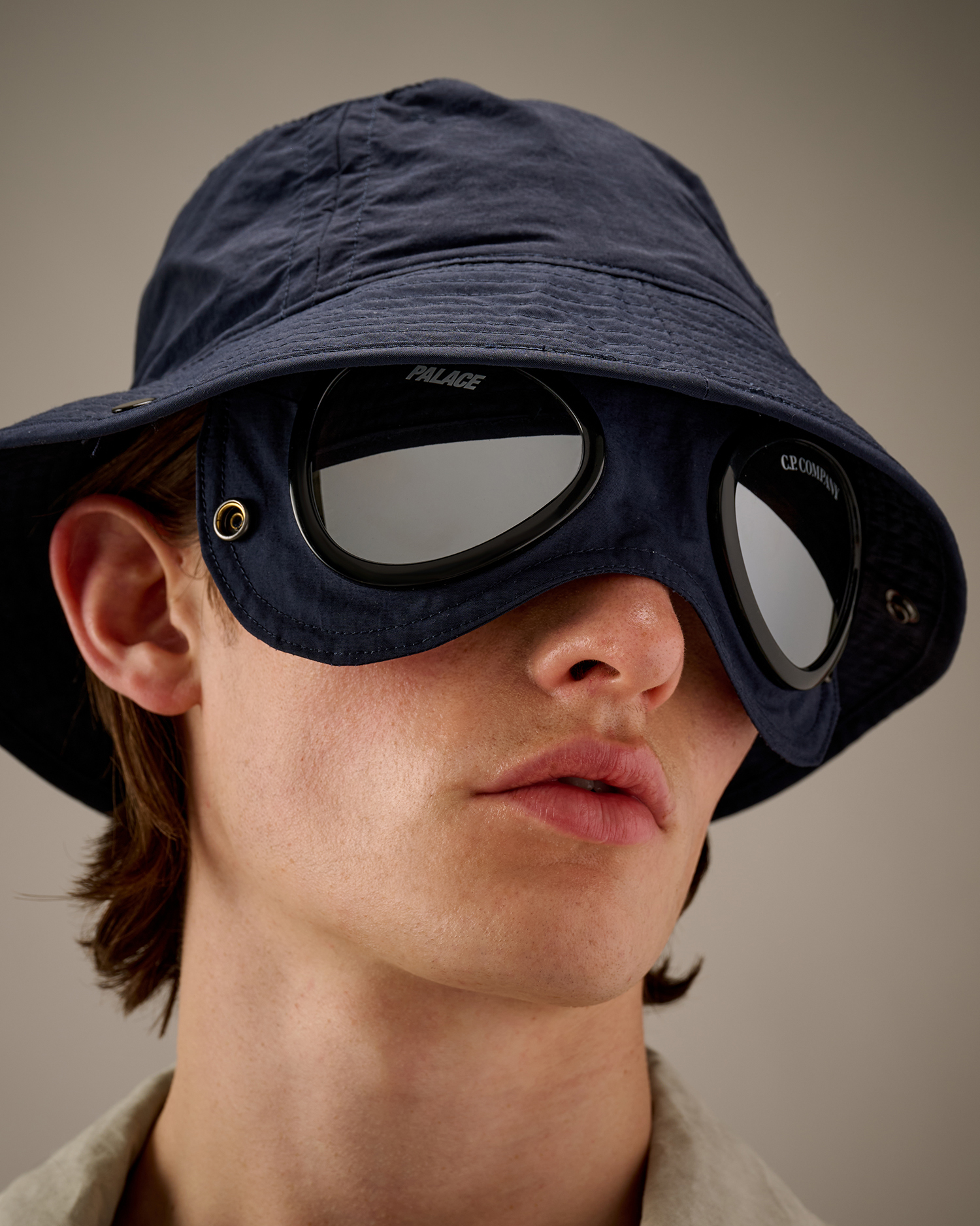 Palace C.P. Company Plain Paper Touch Goggle Bucket Hat