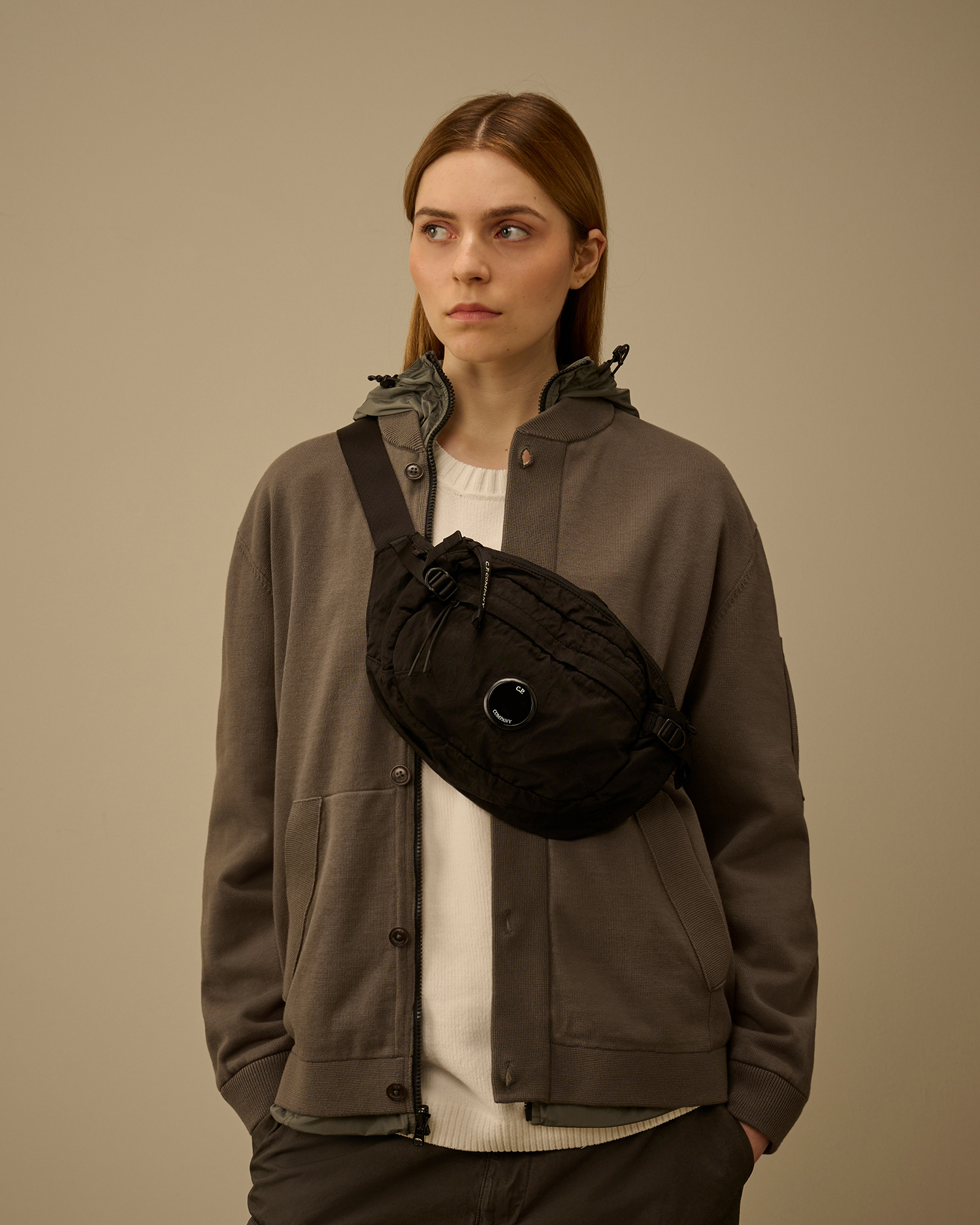 Black Nylon B Lens Waist Bag | CPC USCA Online Store