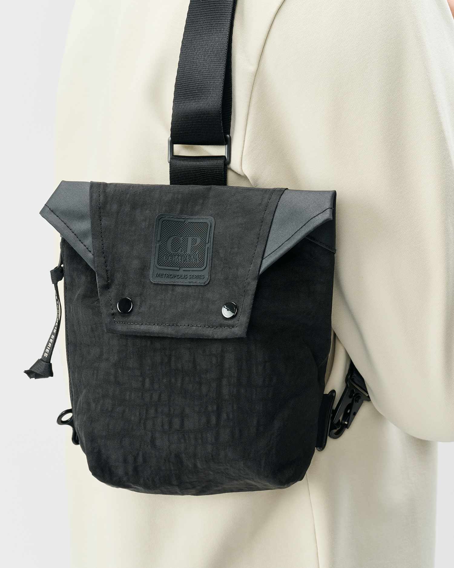 Black Metropolis Series Quartz Mixed Shoulder Bag | CPC ROW Online