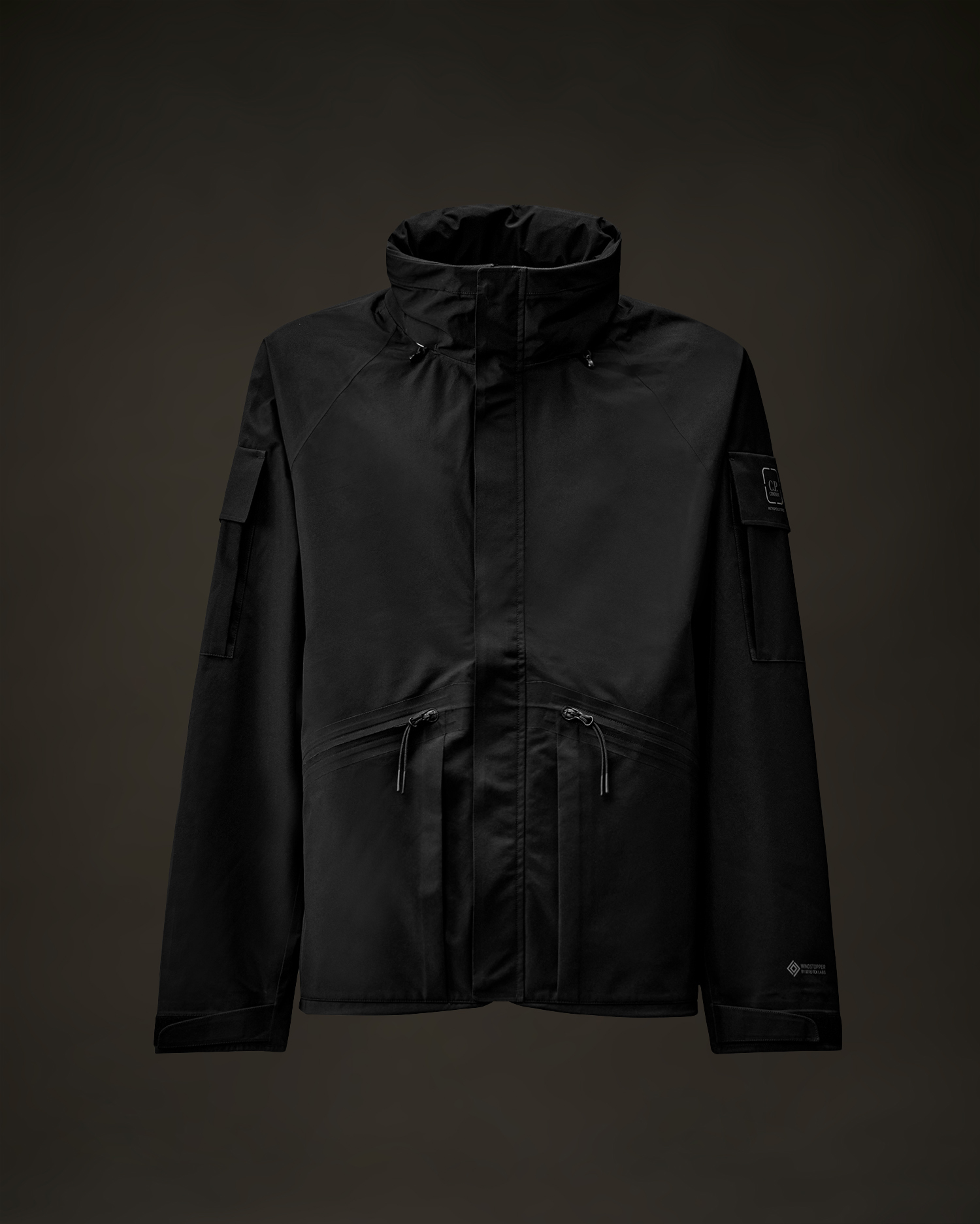 Black Metropolis Series Windstopper® by GORE-TEX LABS Hooded 