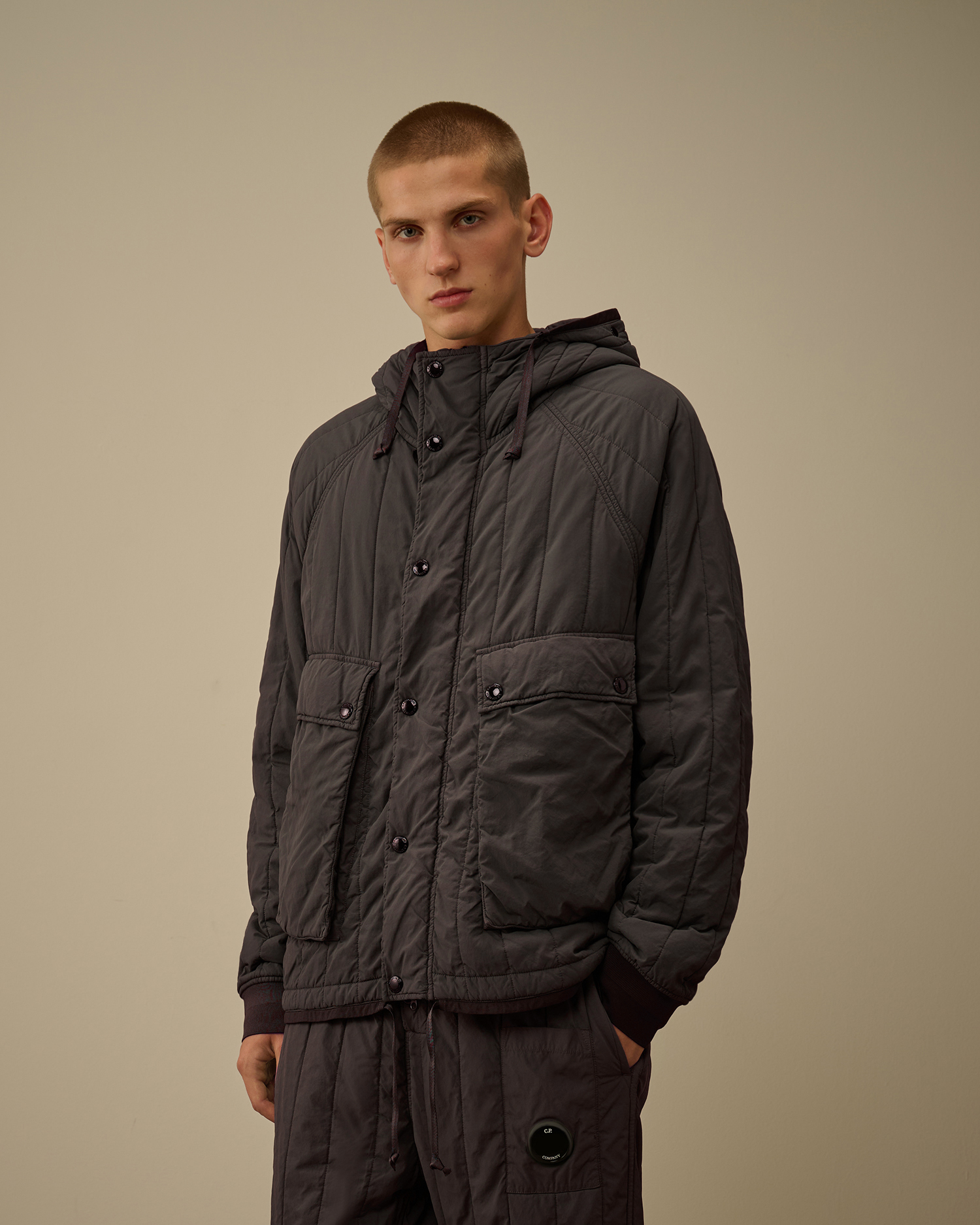 Grey GD Liner Padded Goggle Jacket | CPC USCA Online Store