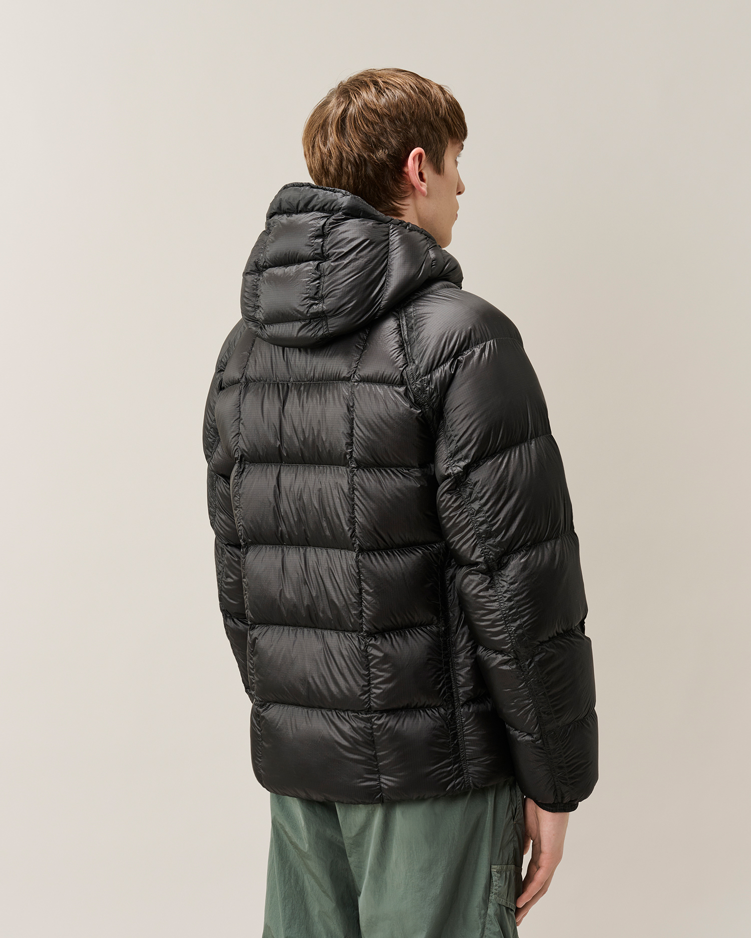 Black D.D. Shell Hooded Down Jacket | CPC USCA Online Store