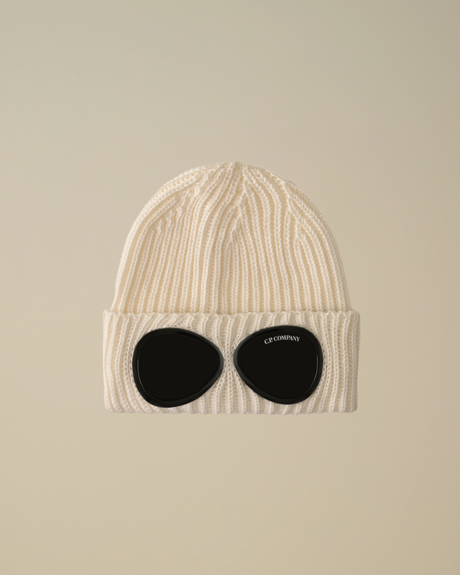 White Extrafine Merino Wool Goggle Beanie | CPC USCA Online Store