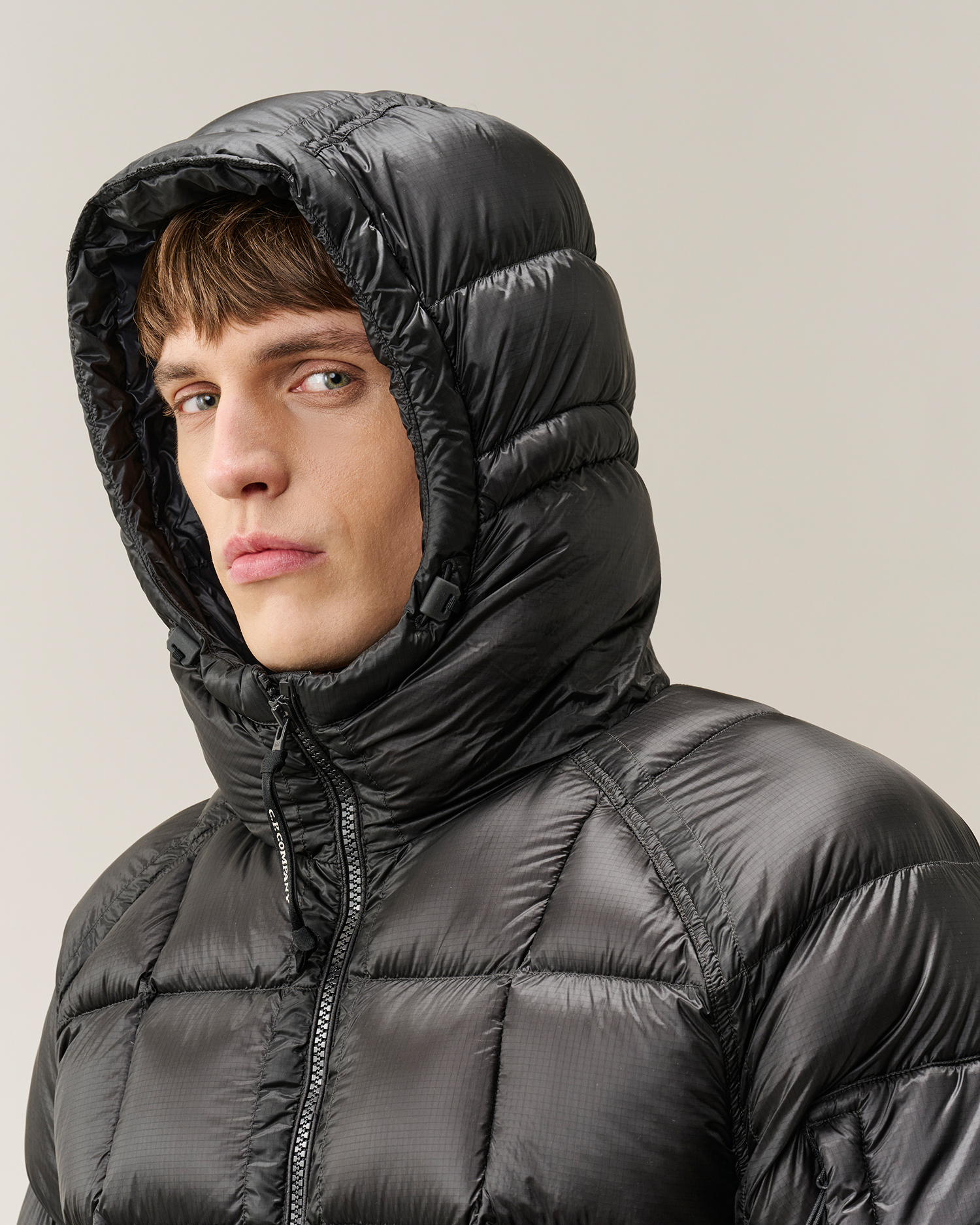 Black D.D. Shell Hooded Down Jacket | CPC USCA Online Store