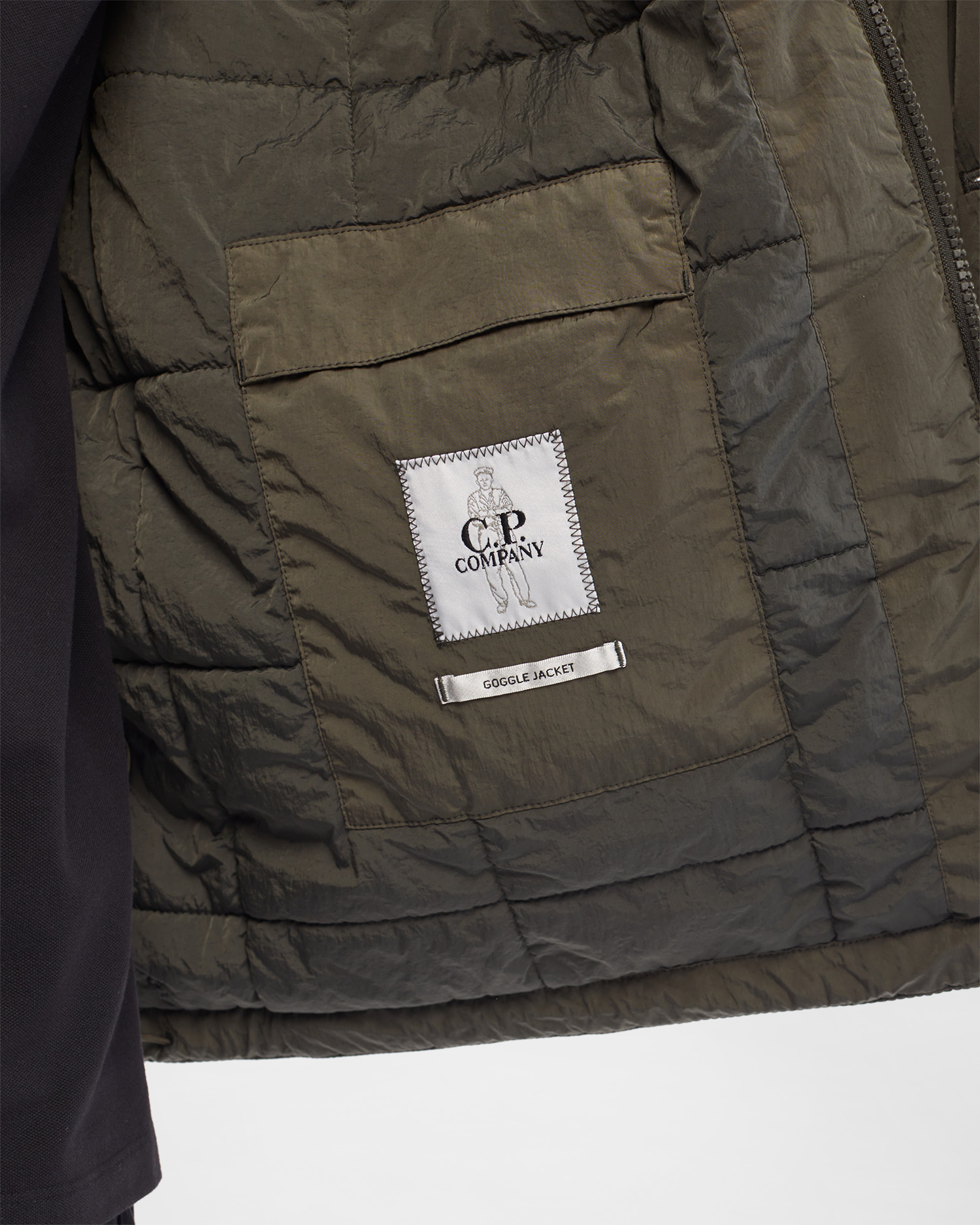 Chrome-R Goggle Bomber Jacket | C.P. Company Online Store