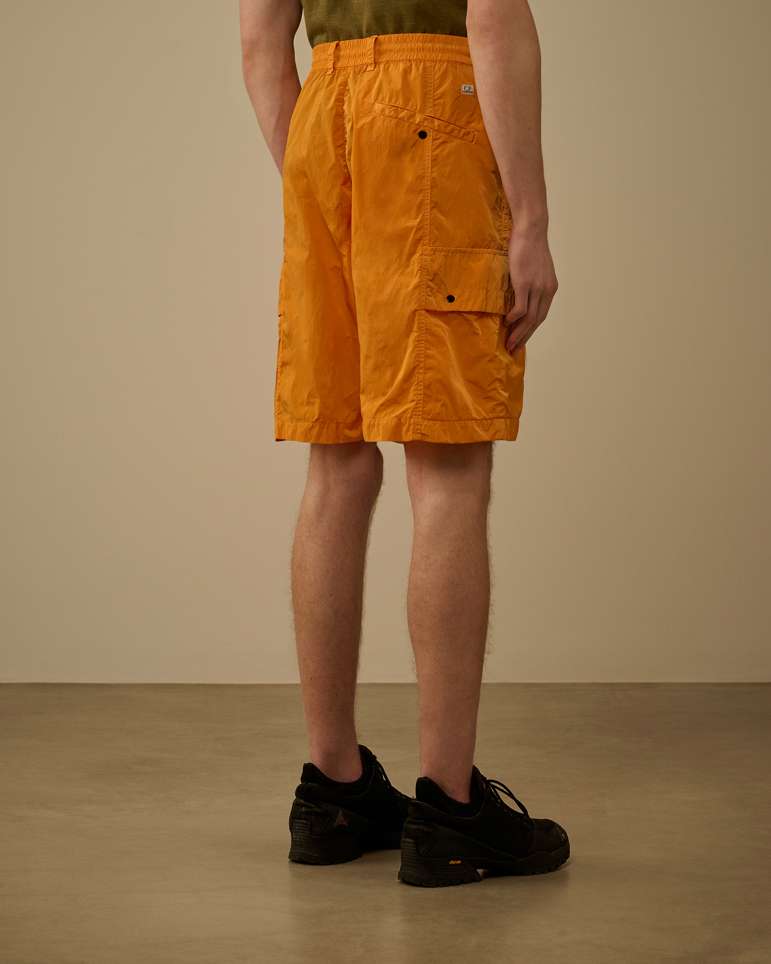 Orange Chrome-R Lens Boxy Cargo Shorts | CPC JP Online Store