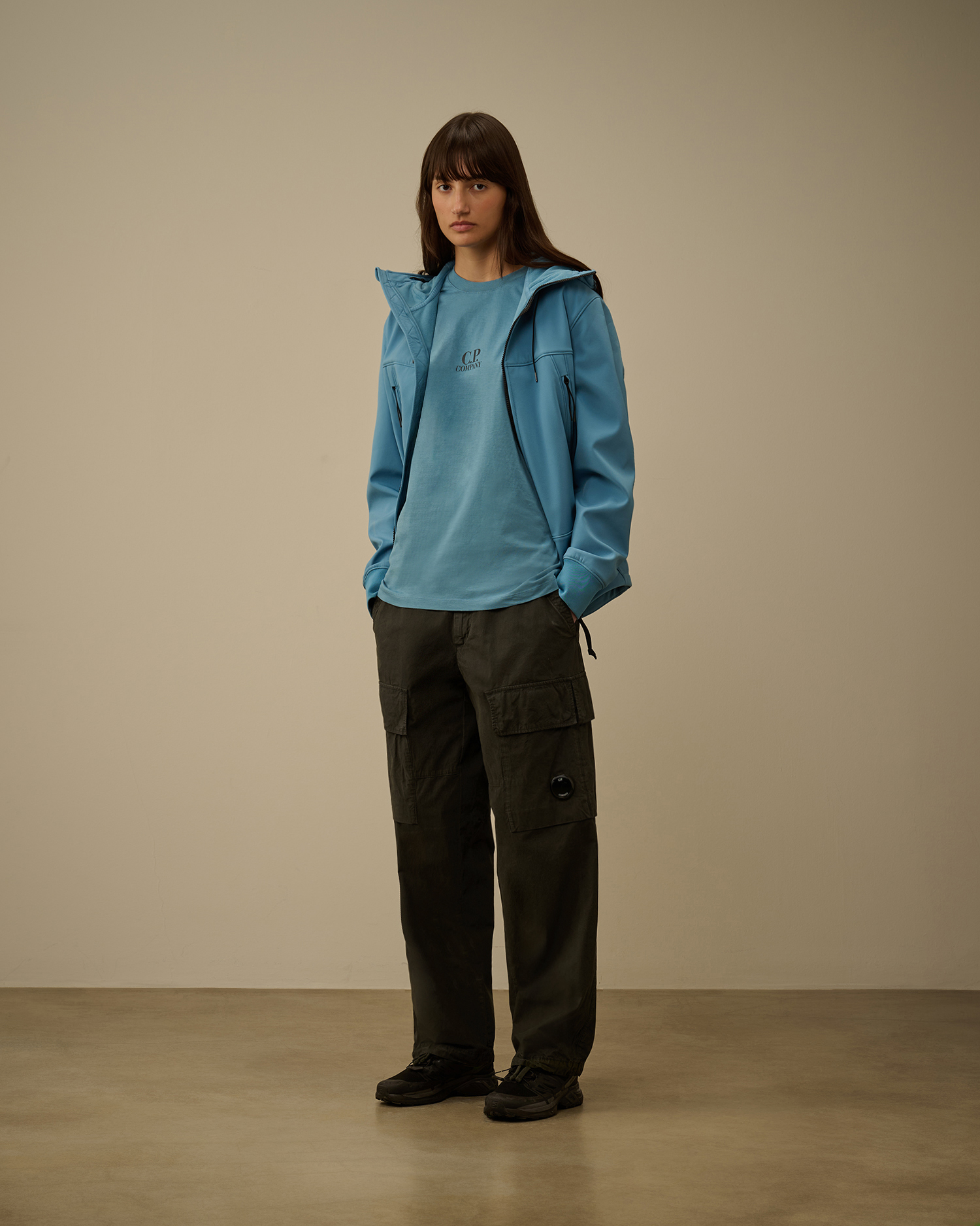Grey Microreps Boxy Cargo Pants | CPC JP Online Store