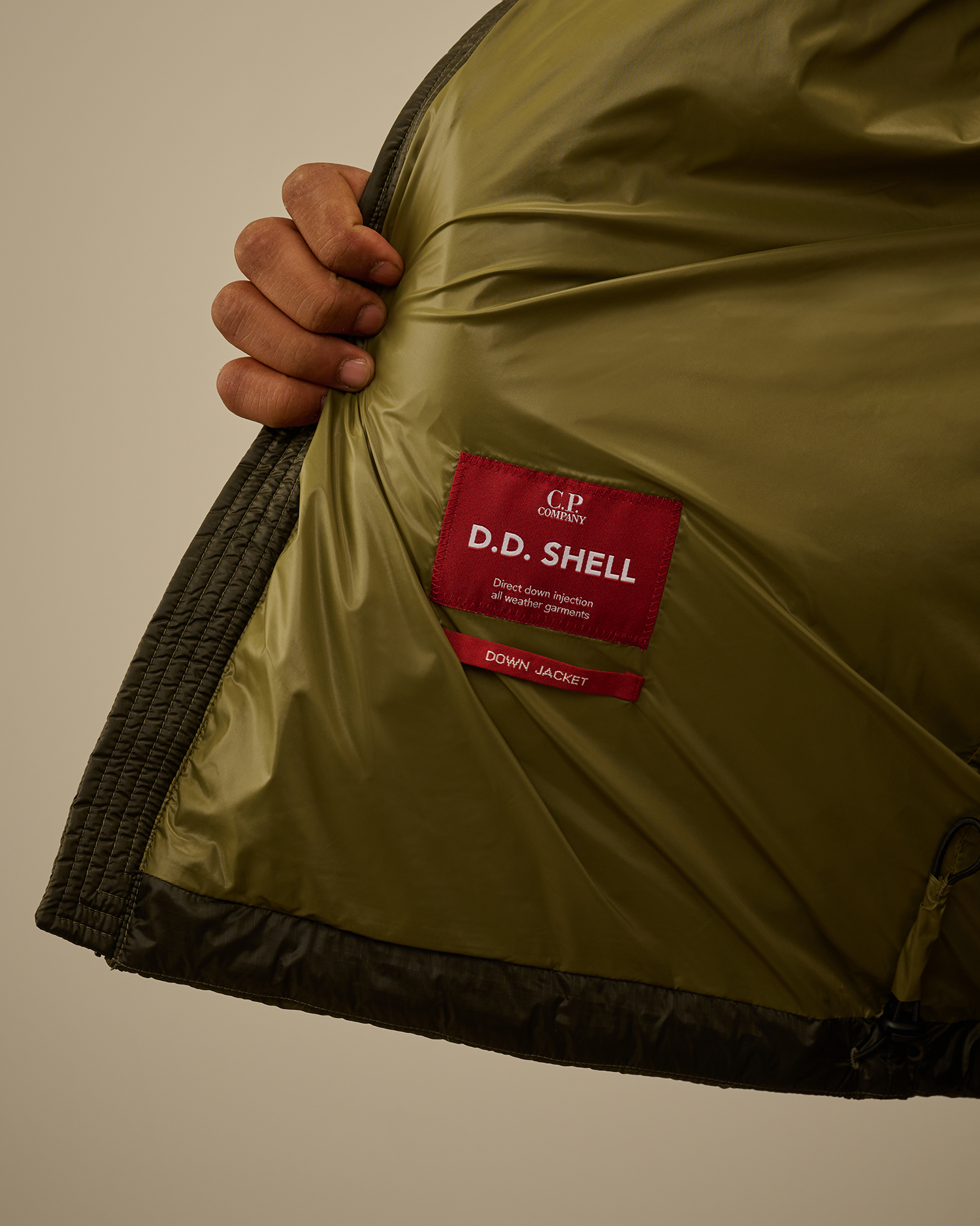 Green D.D. Shell Goggle Down Jacket | CPC USCA Online Store