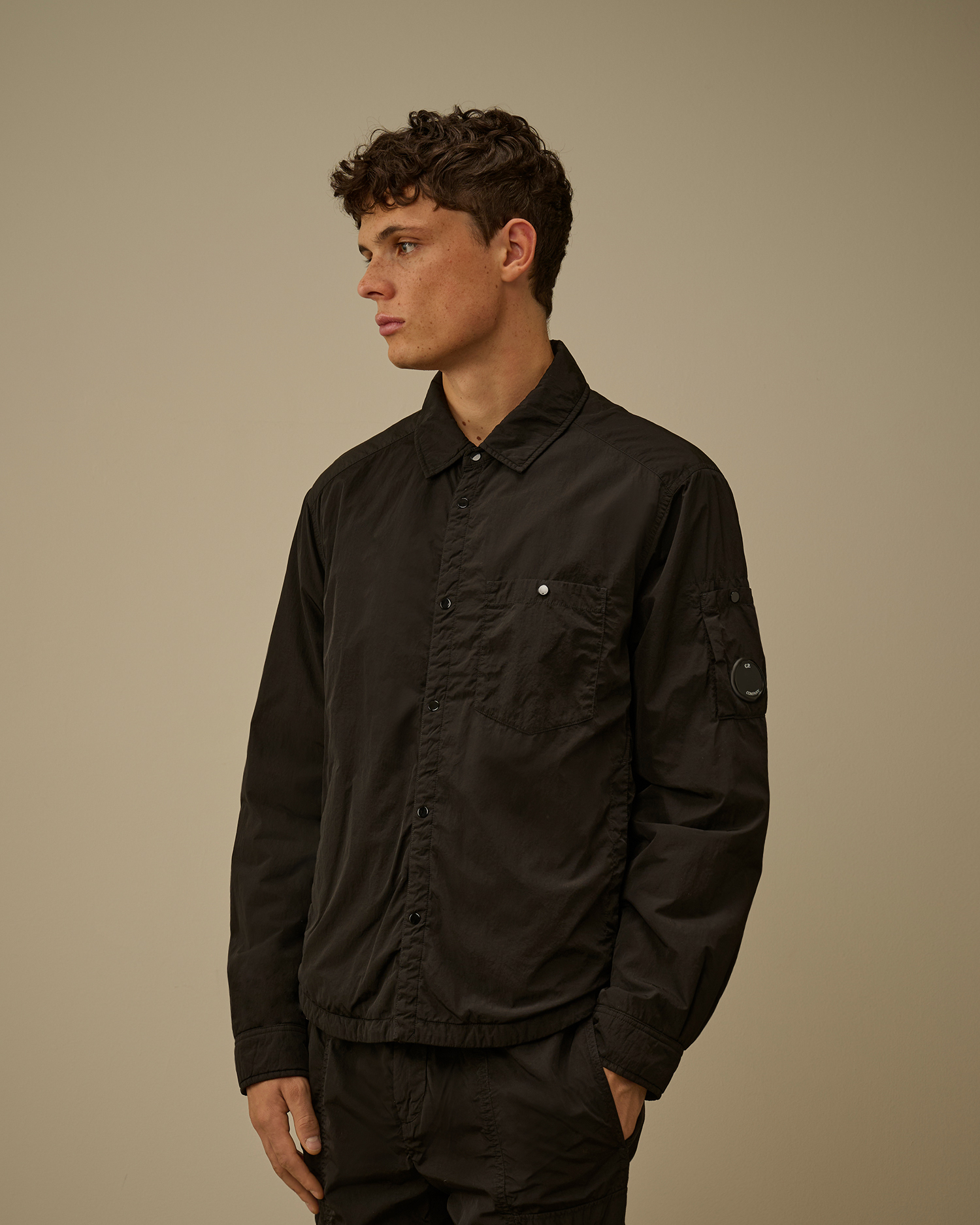 Black Chrome-R Padded Lens Overshirt | CPC USCA Online Store