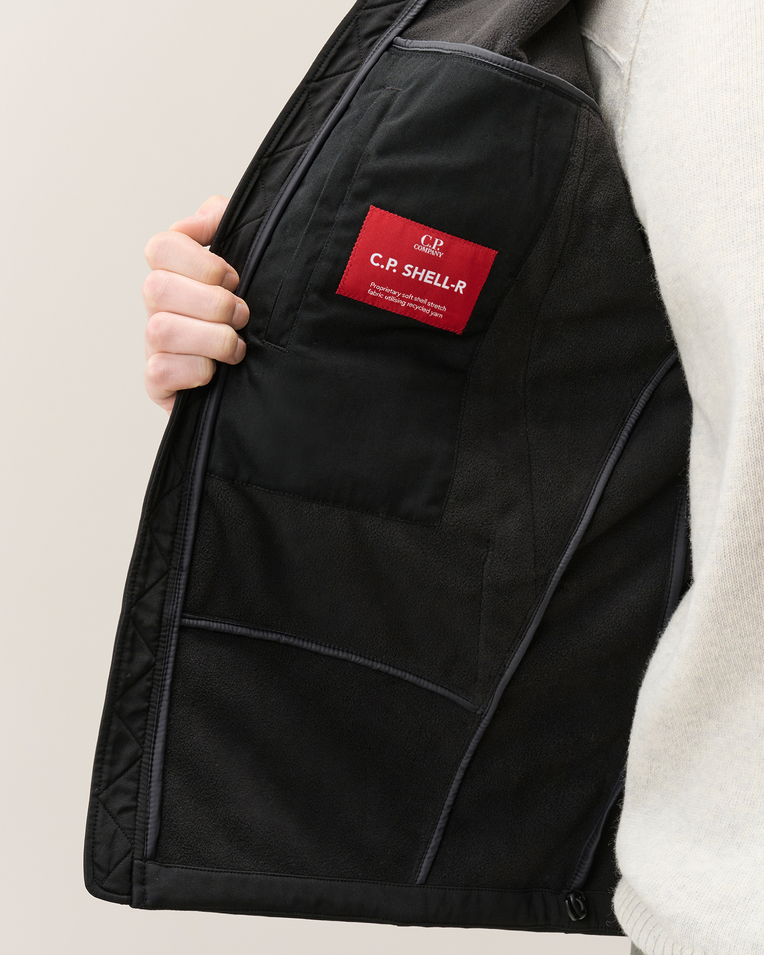 Black C.P. Shell-R Goggle Jacket | CPC USCA Online Store