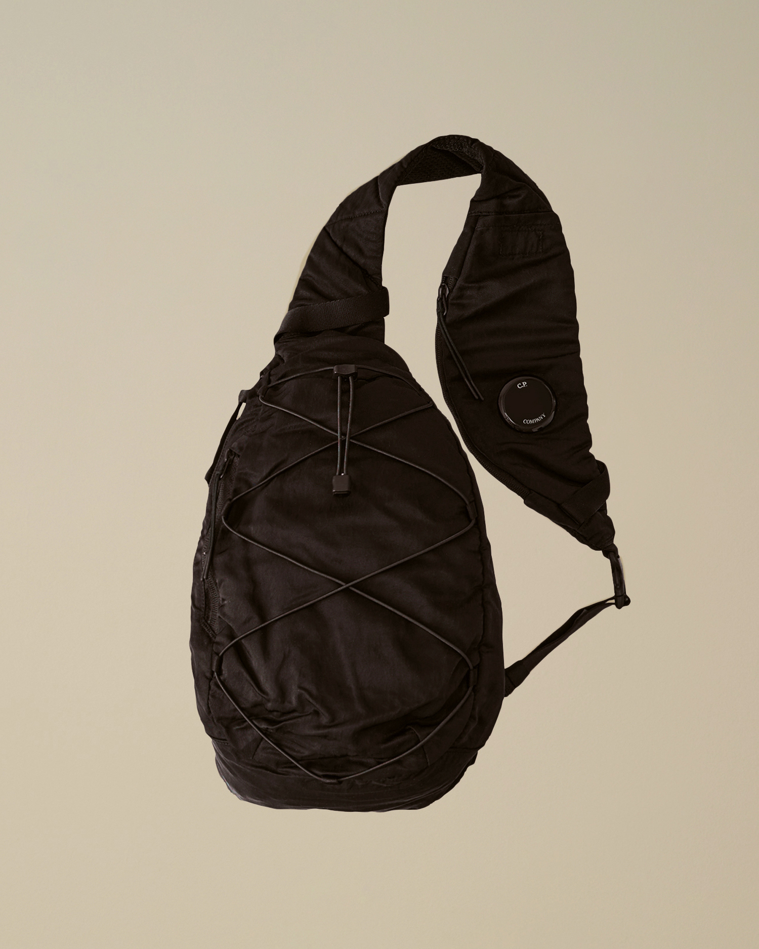 Black Nylon B Lens Crossbody Rucksack | CPC JP Online Store