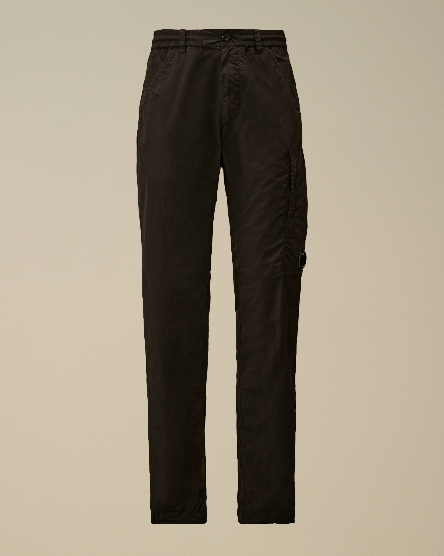 Black Flatt Nylon Regular Cargo Pants | CPC SCA Online Store