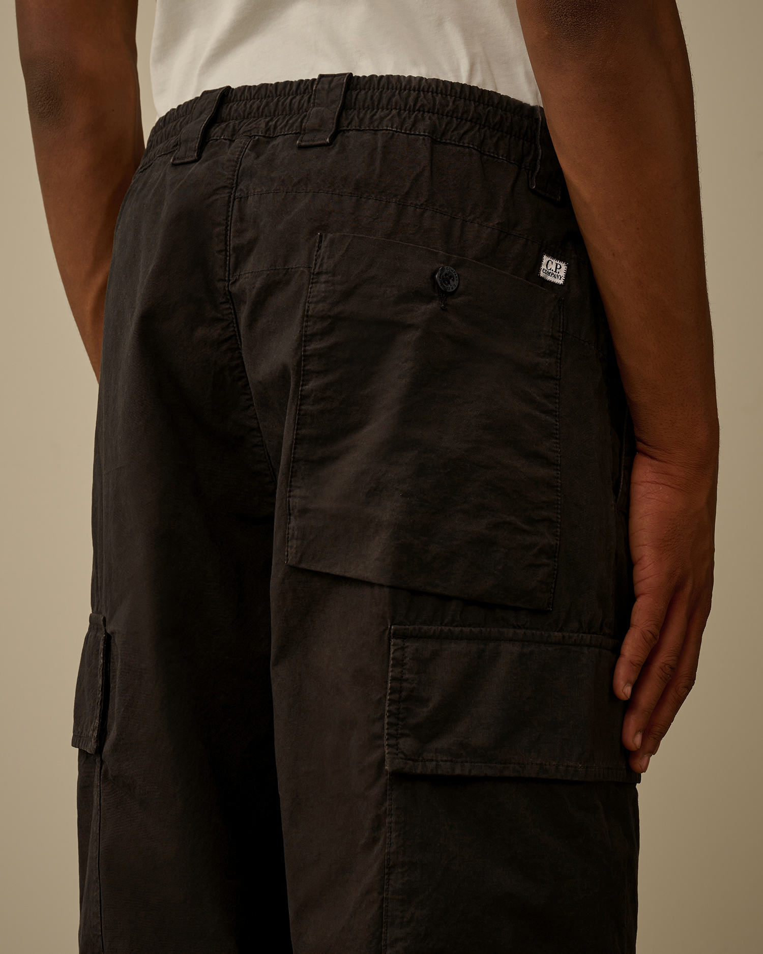 Black Microreps Boxy Cargo Pants | CPC JP Online Store
