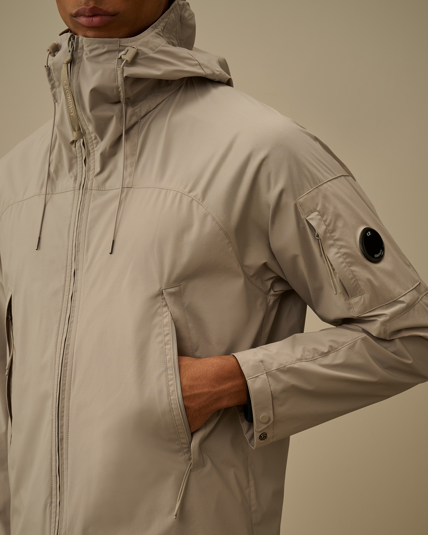 Grey Pro-Tek Hooded Lens Jacket | CPC USCA Online Store