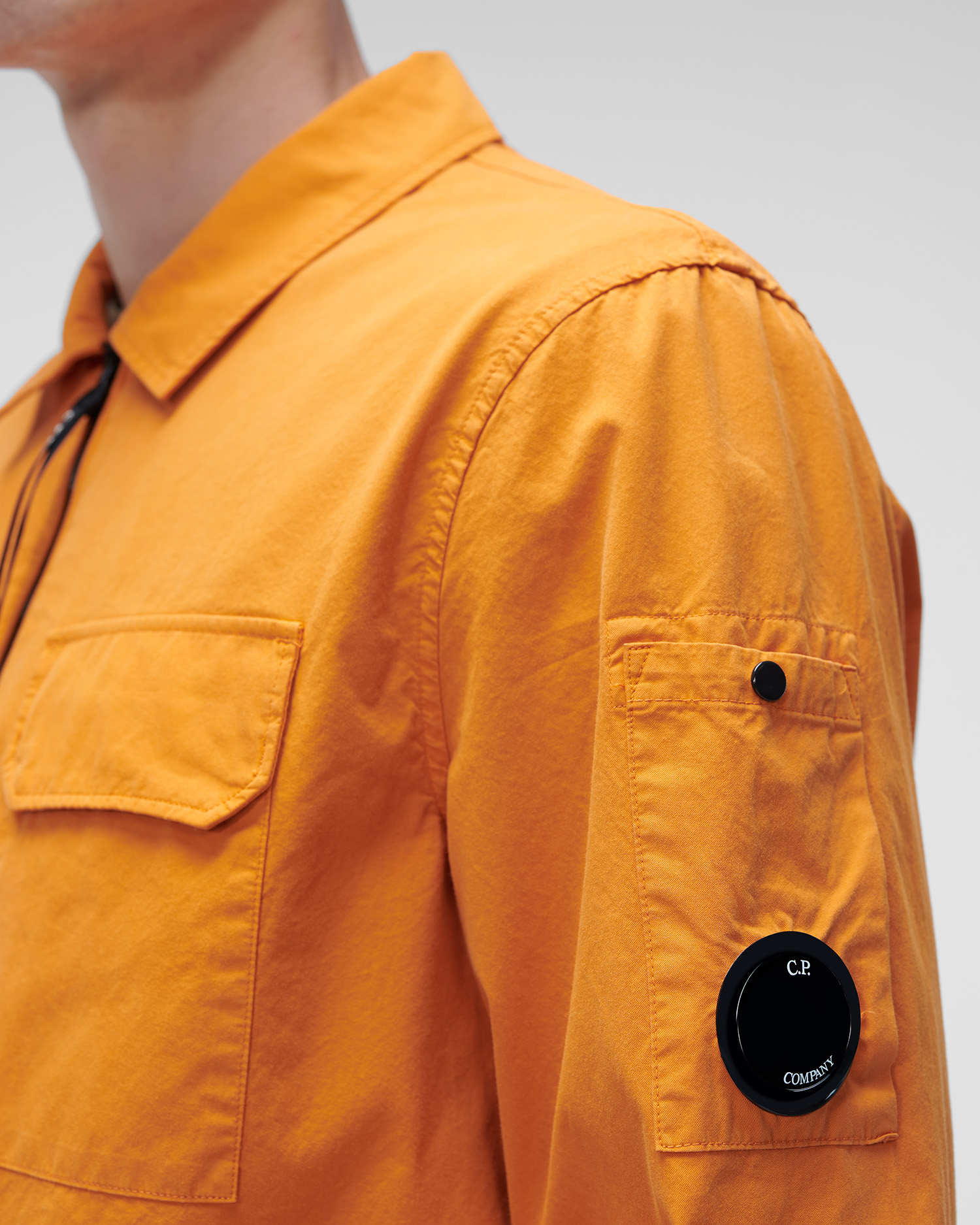 orange cp company sweatshirt