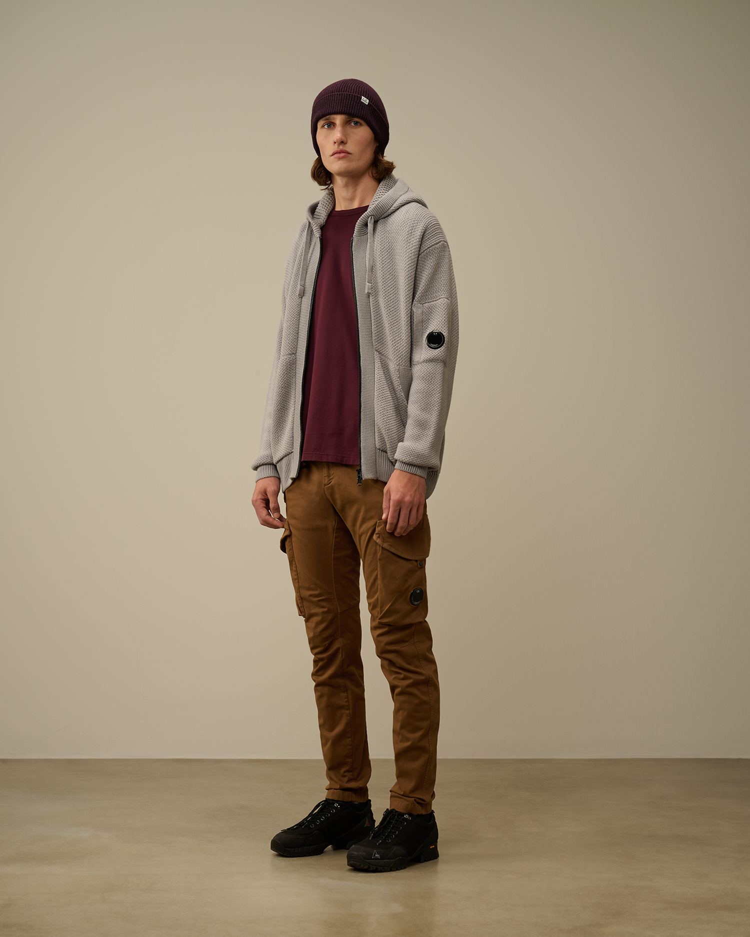 Stretch Sateen Cargo Lens Shorts