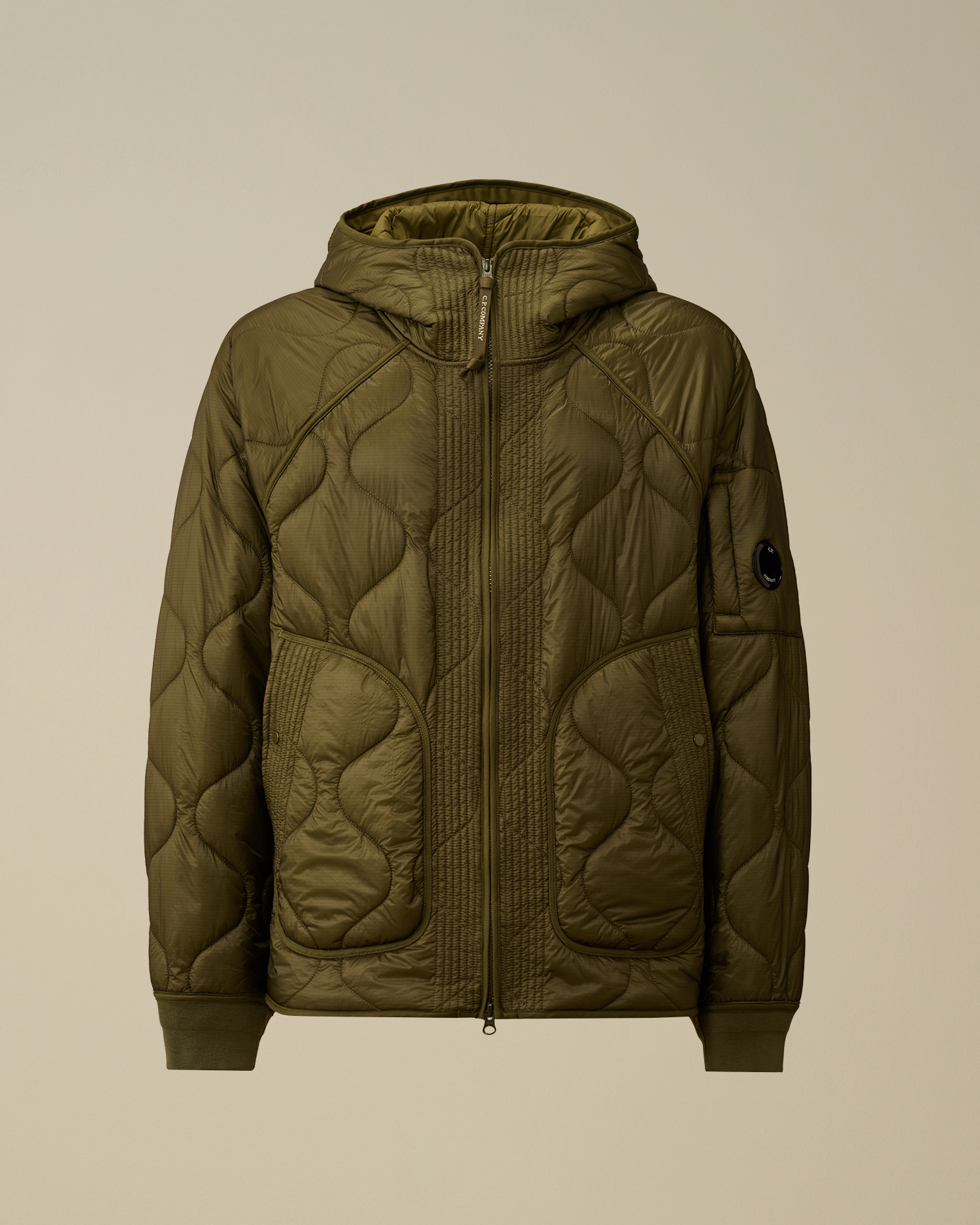 ジャケット・アウター LINER HOODED PADDED JACKET Green Liner Hooded Padded Jacket | CPC USCA Online Store