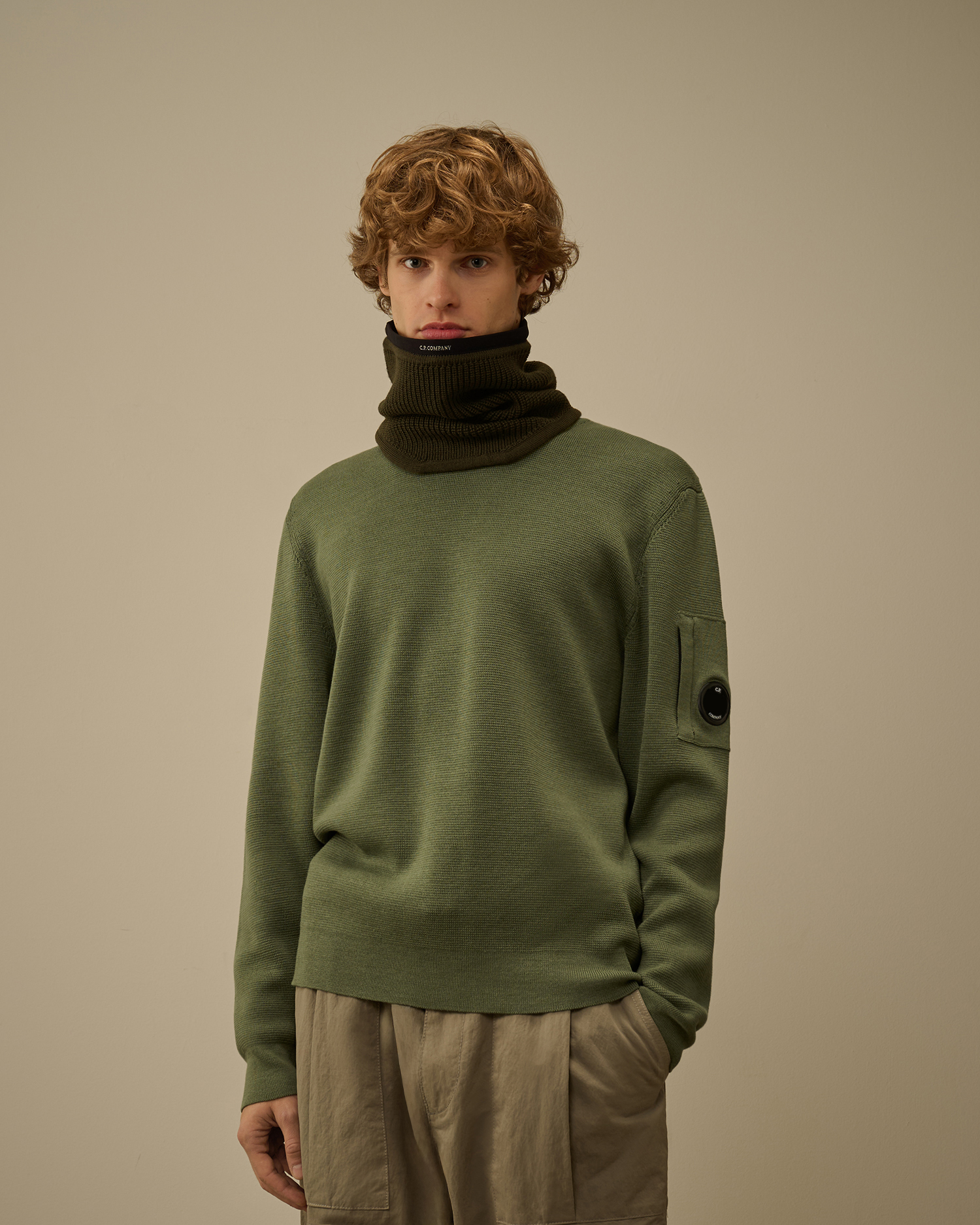 Green Extrafine Merino Wool Neck Warmer | CPC BNL Online Store
