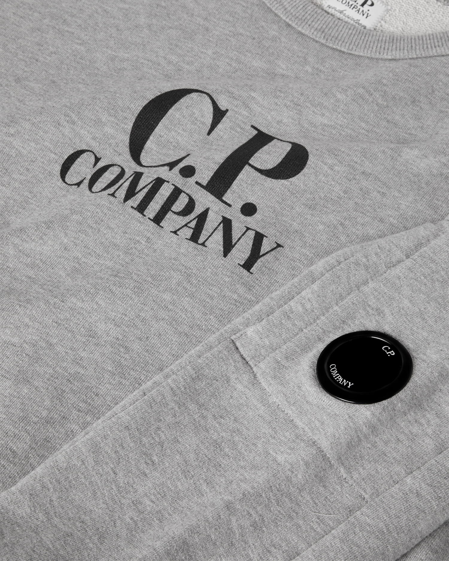 Basic Fleece Logo Sweatshirt | C.P. Company Online Store