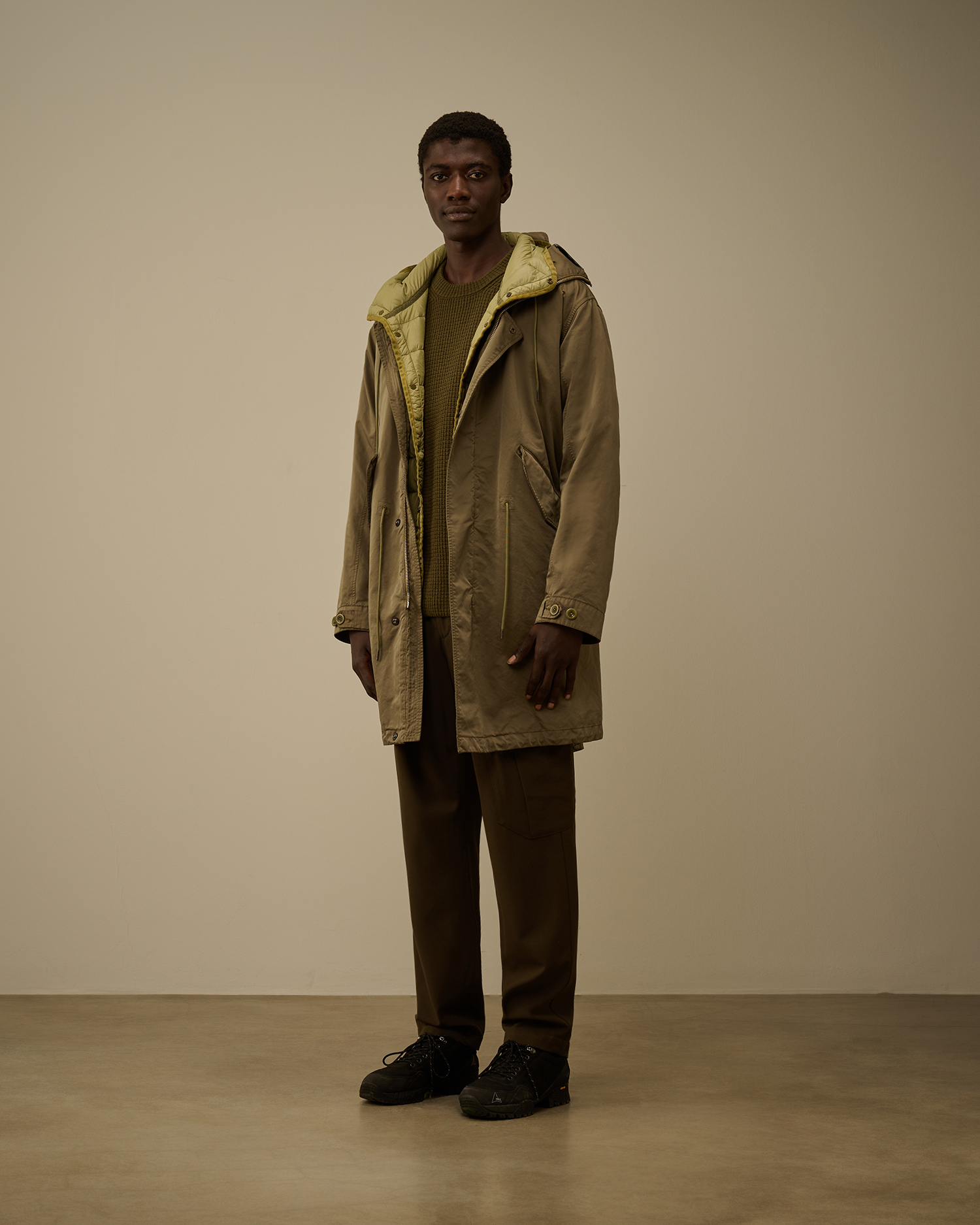 Green Micro Kei Explorer Fishtail Parka | CPC USCA Online Store