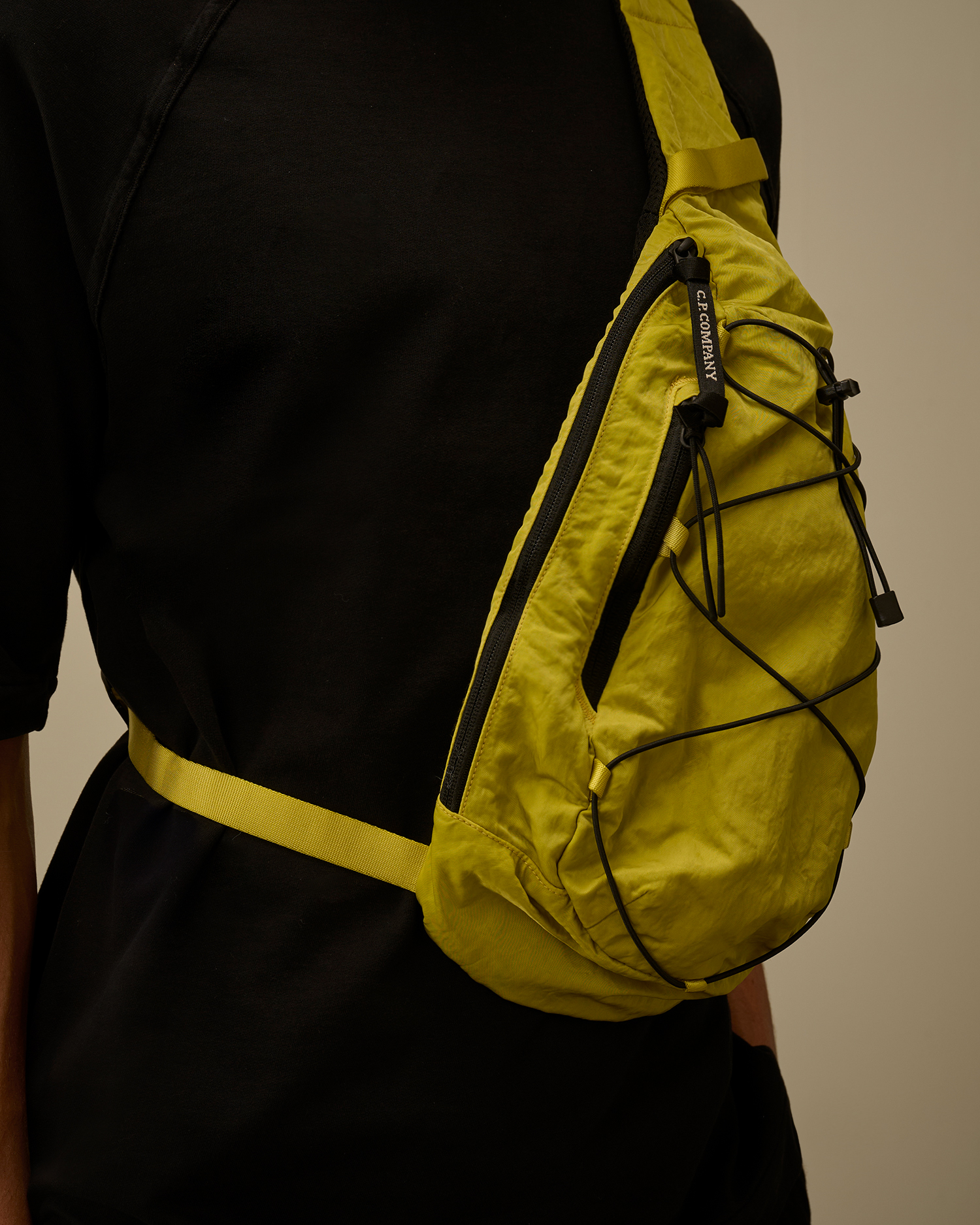 Yellow Nylon B Crossbody Backpack | CPC JP Online Store