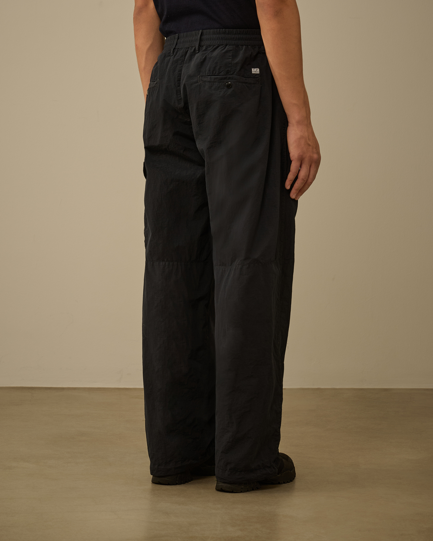 Blue Flatt Nylon Boxy Cargo Pants | CPC JP Online Store