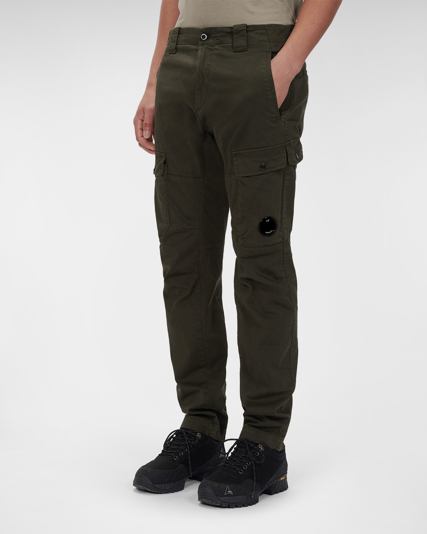Stretch Sateen Ergonomic Cargo Pants 