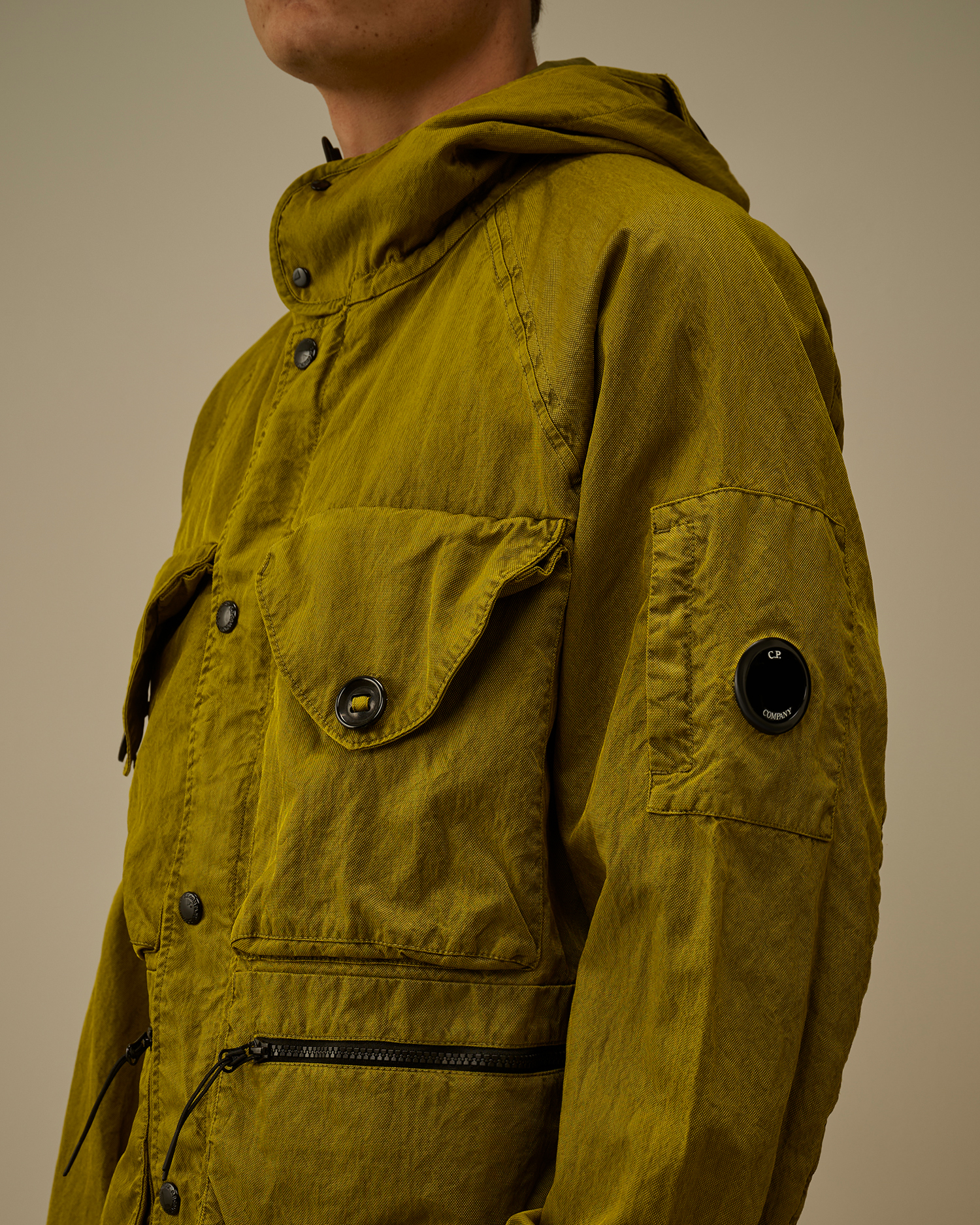 C.P. Shell-R Goggle Jacket C.P. COMPANY C.P. SHELL 蛍光イエロー