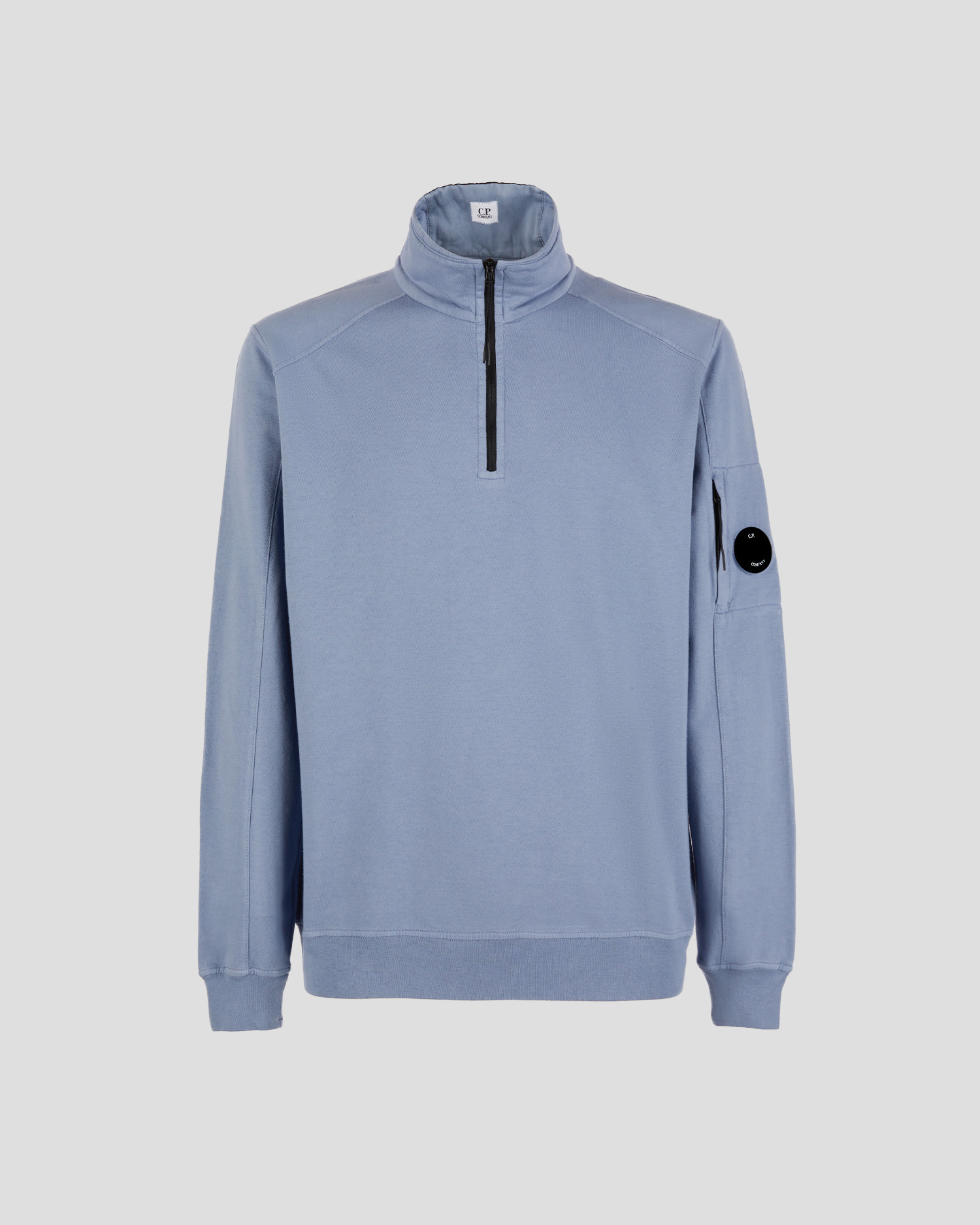 Light Fleece Half Zipped Sweatshirt | C 
