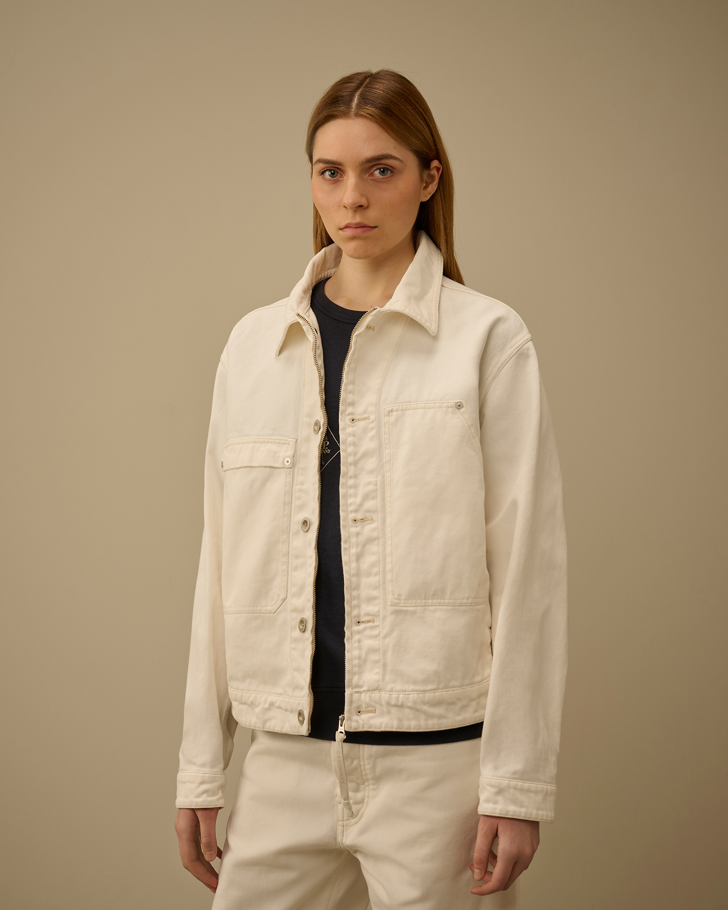 White Bull Denim Zip Jacket | CPC USCA Online Store