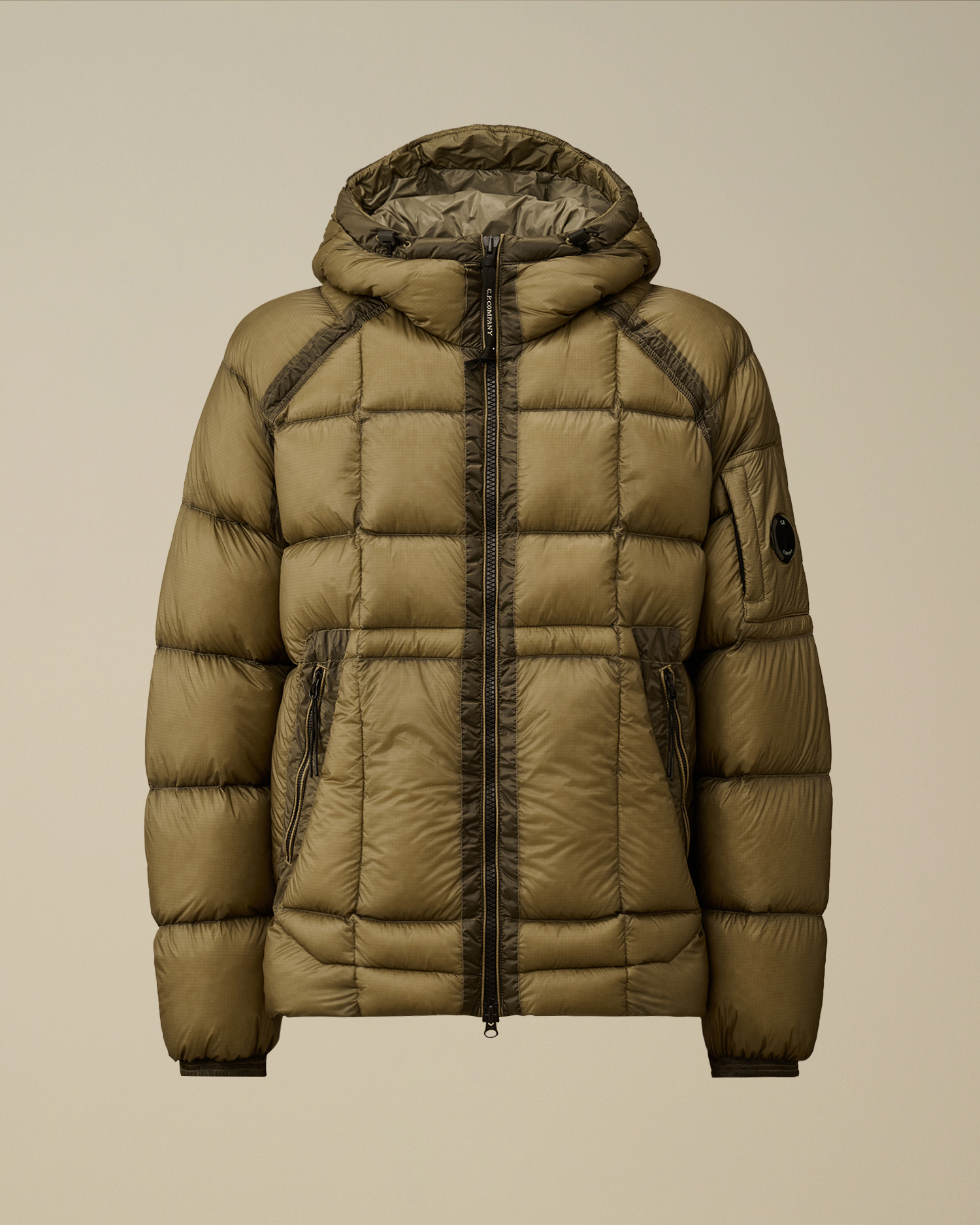 Grey D.D. Shell Hooded Down Jacket | CPC JP Online Store