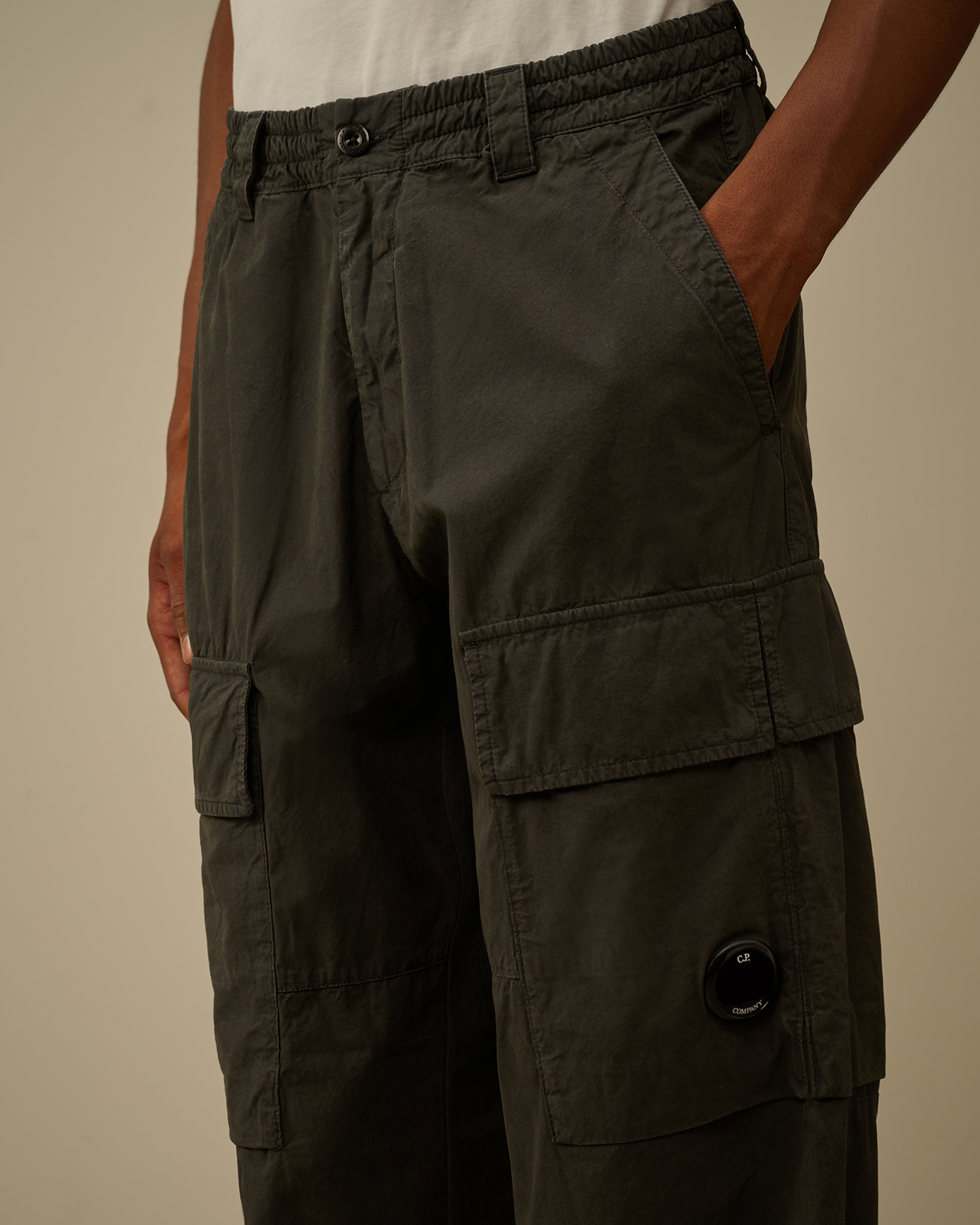 Grey Microreps Boxy Cargo Pants | CPC JP Online Store