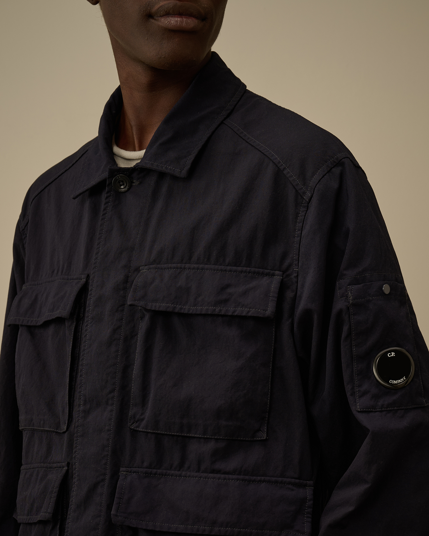 Blue Twill Field Jacket | CPC USCA Online Store