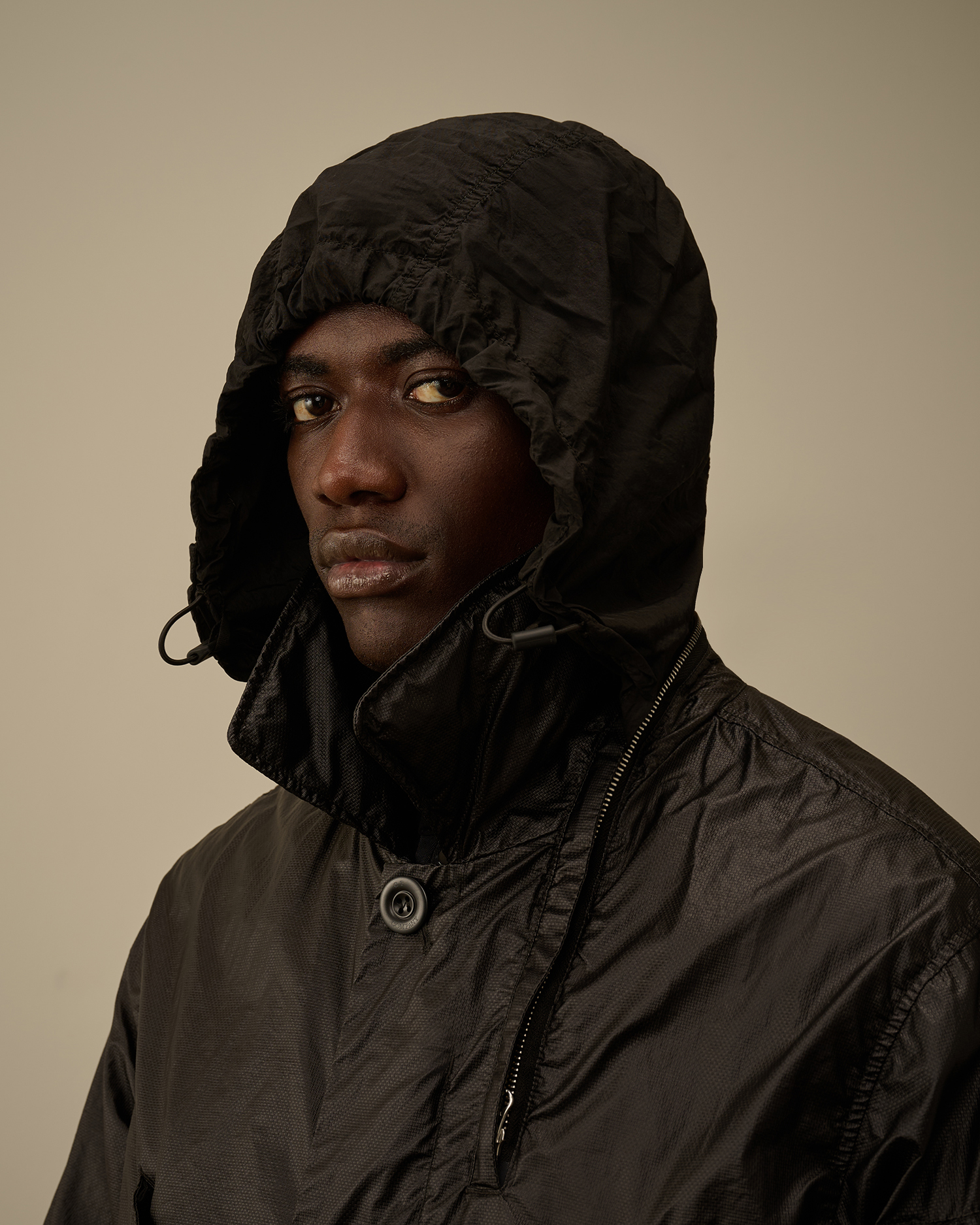 CP company HOODED LENS JACKET ナイロンジャケット Black Opal Hooded Lens Jacket | CPC USCA Online Store