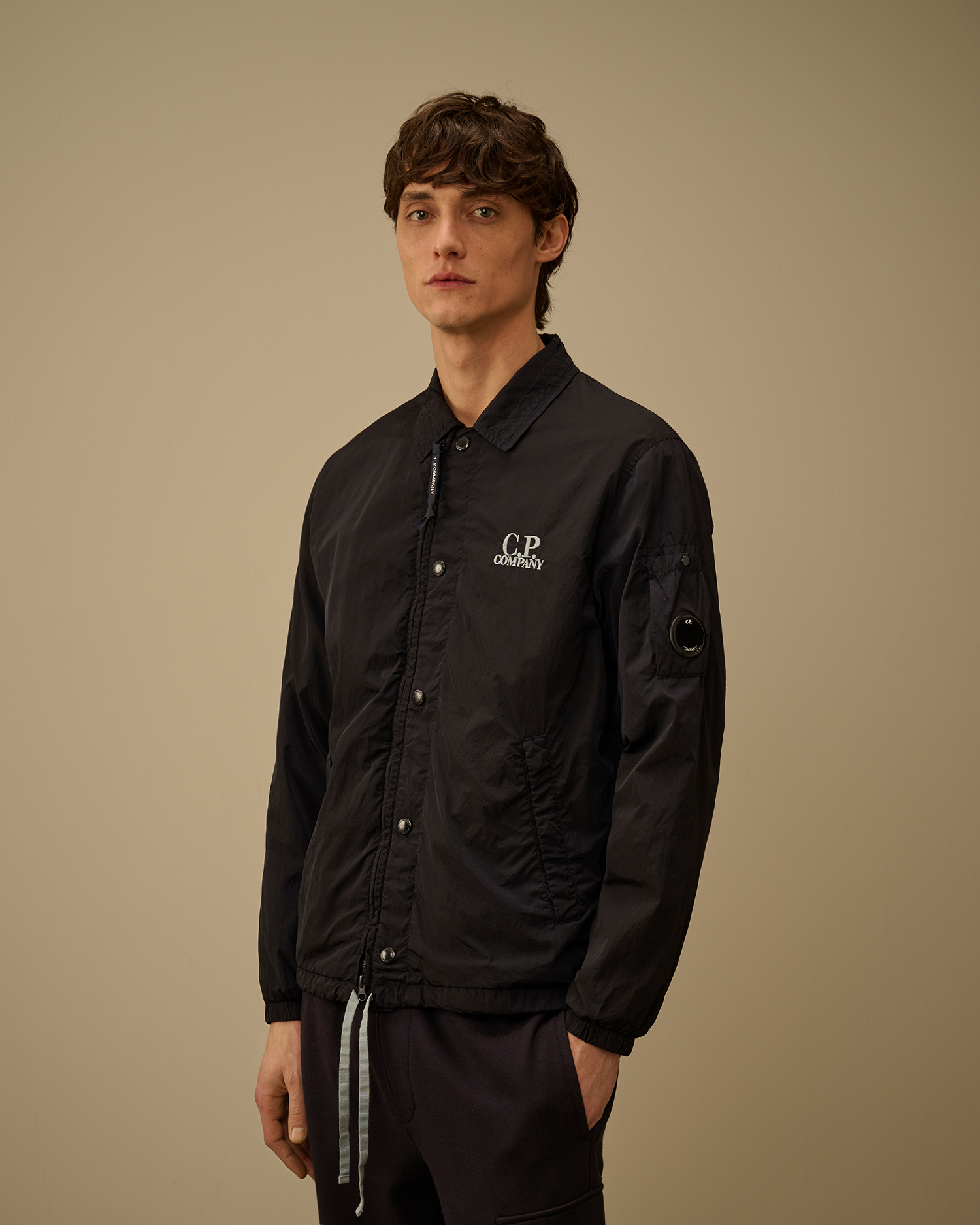 Blue Chrome-R Graphic Zipped Overshirt | CPC IT Online Store