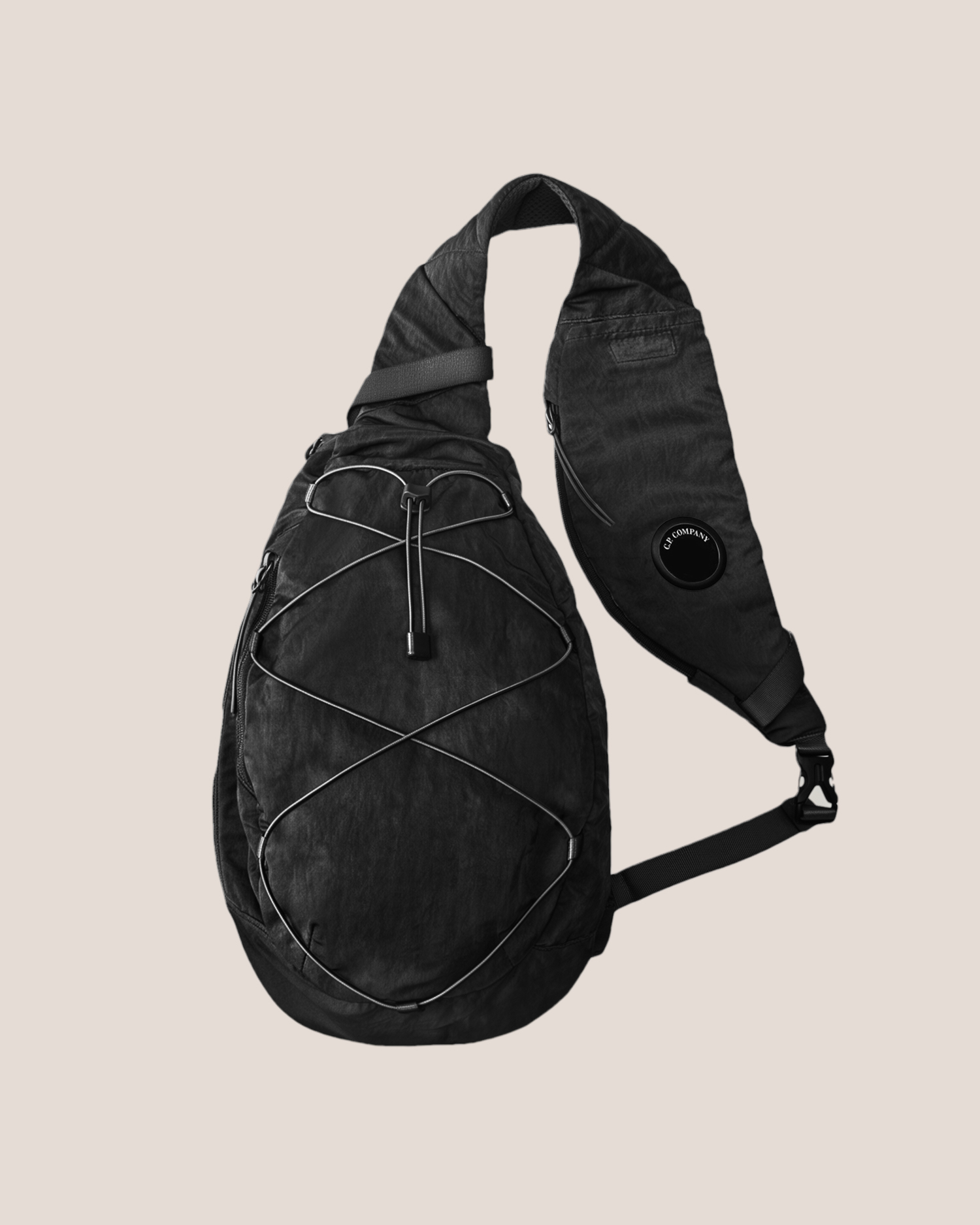 Black Nylon B Lens Crossbody Rucksack | CPC JP Online Store