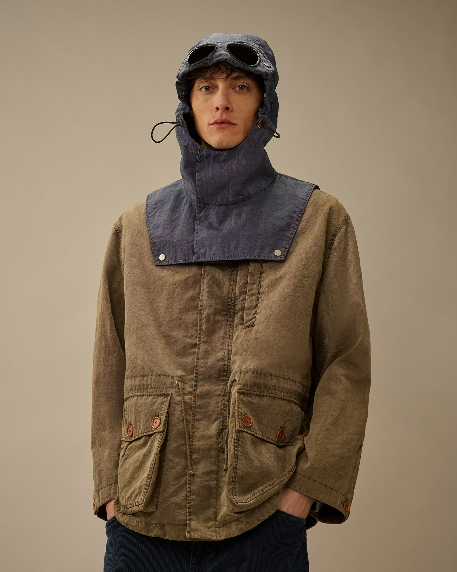 Blue Our Legacy WORK SHOP x C.P. Company Oxford Detachable Goggle