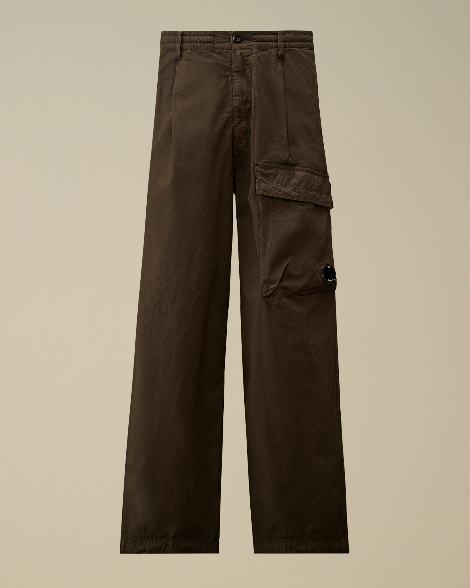 Grey Micro-Reps Boxy Leg Pocket Lens Pants | CPC USCA Online Store