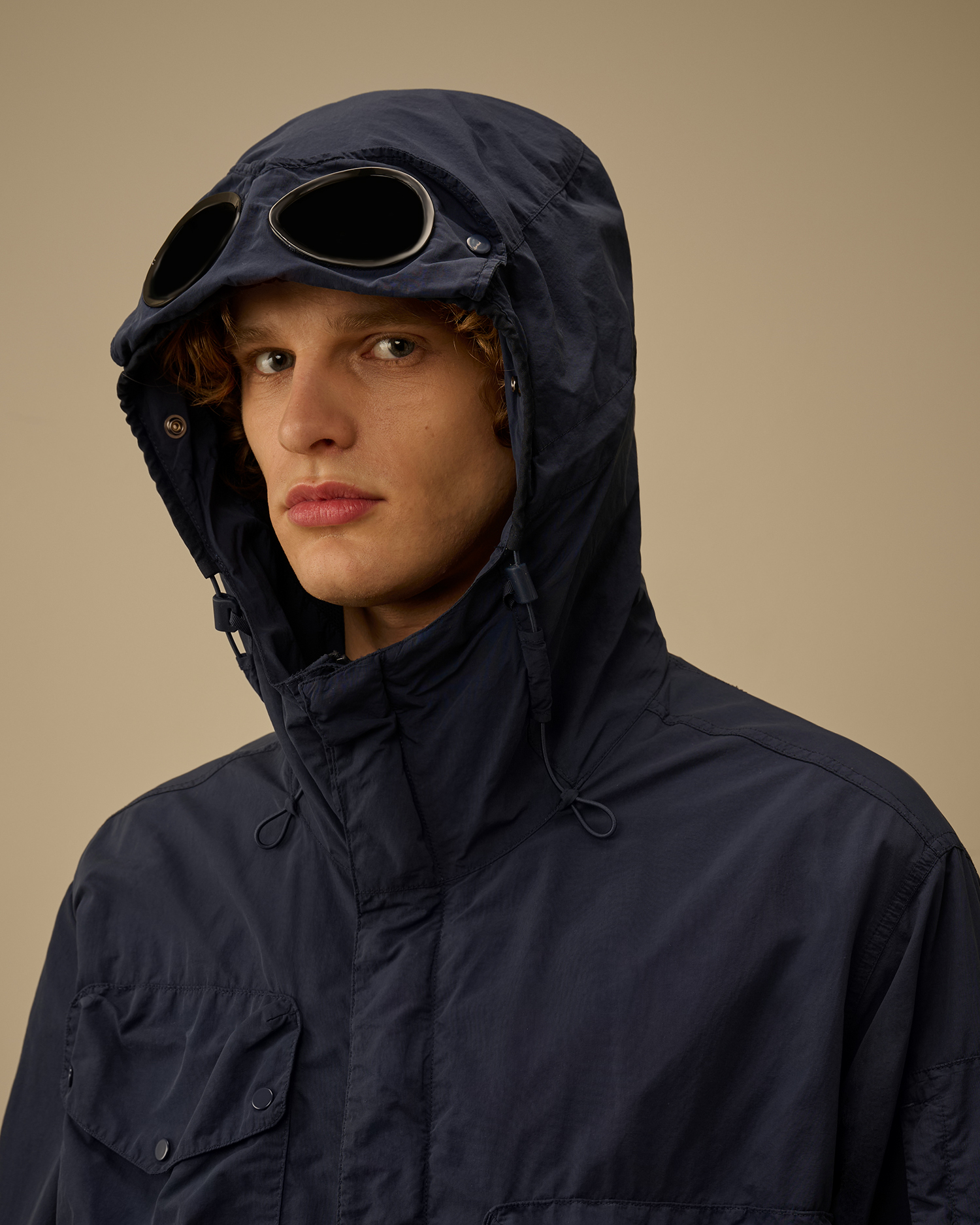 Blue Flatt Nylon Goggle Jacket | CPC SCA Online Store